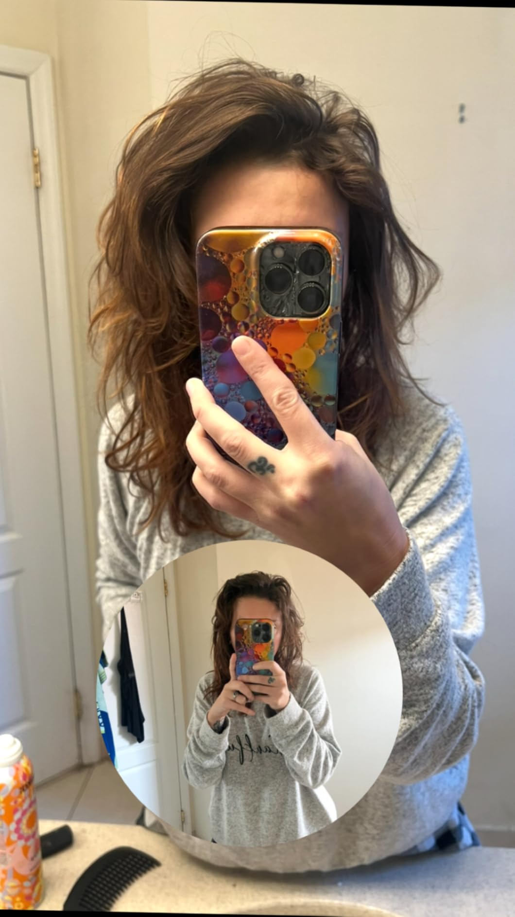 amika perk up talc-free dry shampoo | refreshes roots with a voluminous 'oomph' between washes, no white residue, absorbs oil + reduces odor, for all hair types customer photo 1