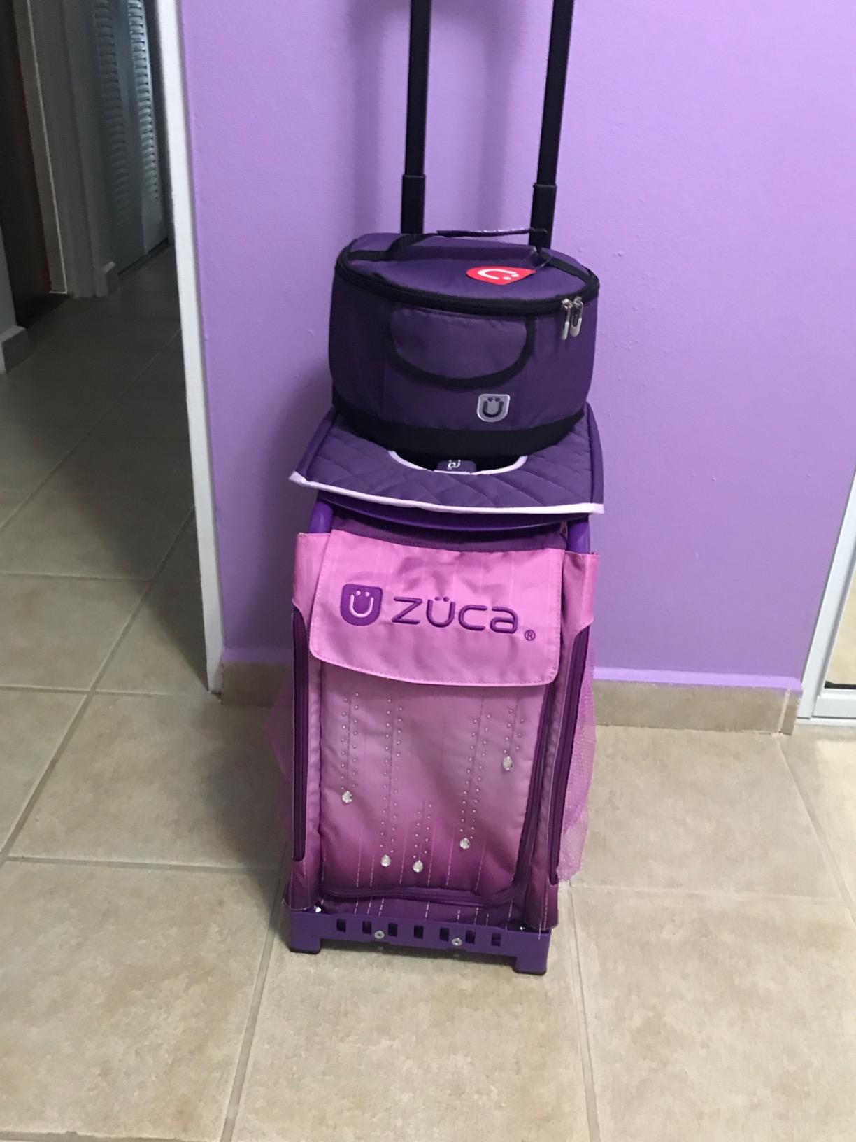 ZUCA Sport Velvet Rain Sport Insert Bag and Purple Frame with Flashing Wheels customer photo 1