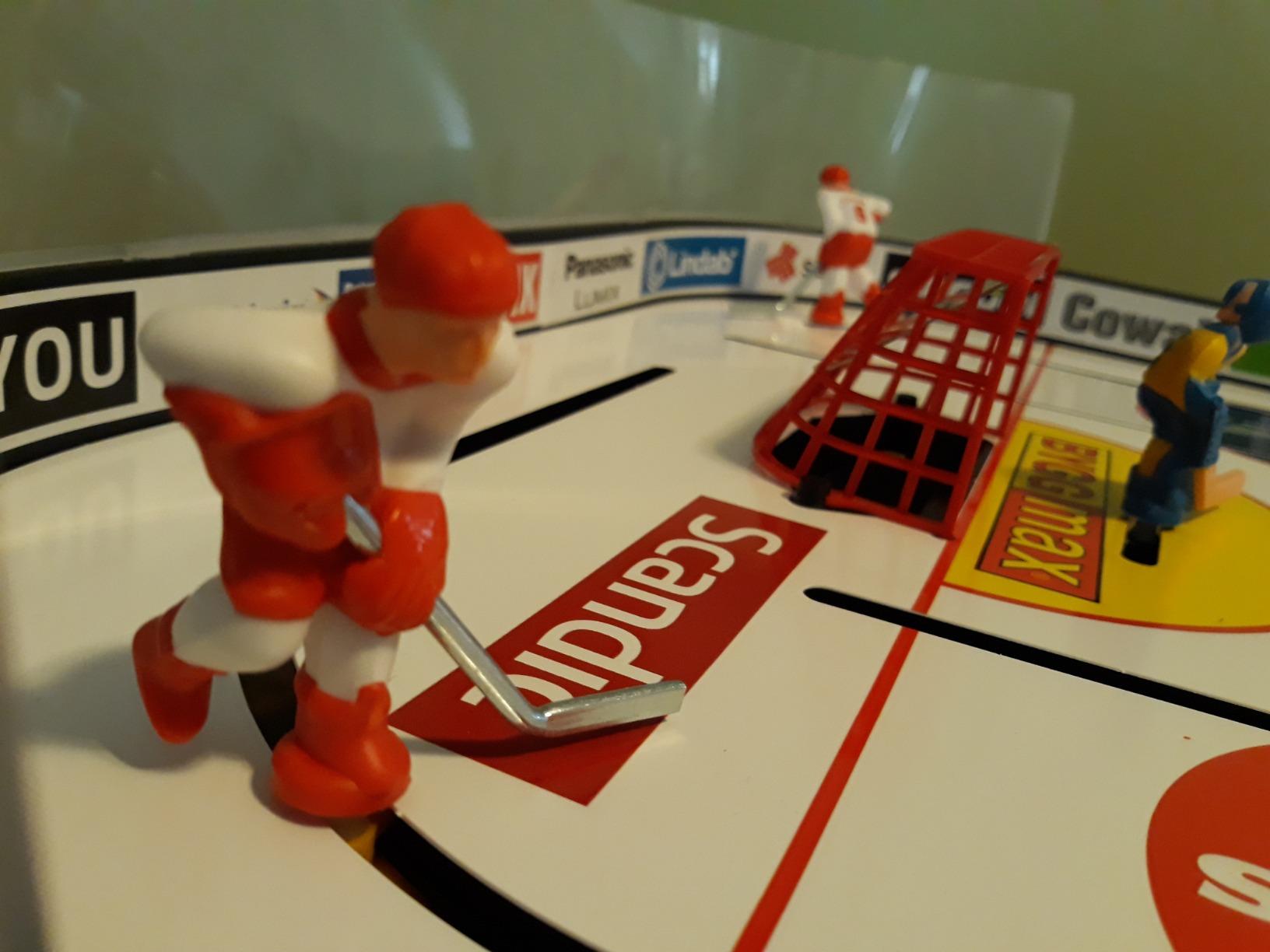 STIGA Table-Top Rod Hockey Game Play Off 21 - Classic Ice Hockey Action with Enhanced Features, Easy Assembly, Includes 2 Pucks - Fun for All Ages customer photo 2