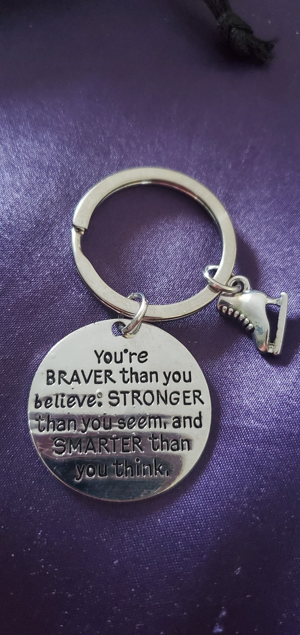 Sportybella - Figure Skating Coach Keychain, Ice Skate Coach Gifts, for Men and Women customer photo 1