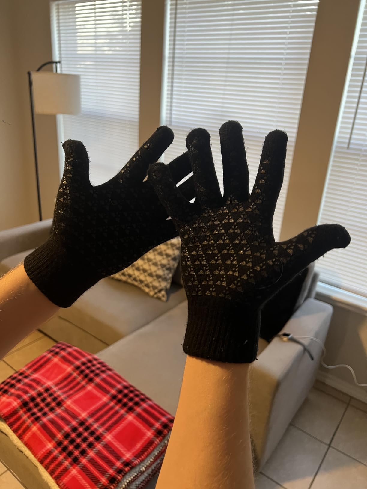 TRENDOUX Winter Gloves for Men Women - Upgraded Touch Screen Cold Weather Thermal Warm Knit Glove for Running Driving Hiking customer photo 1