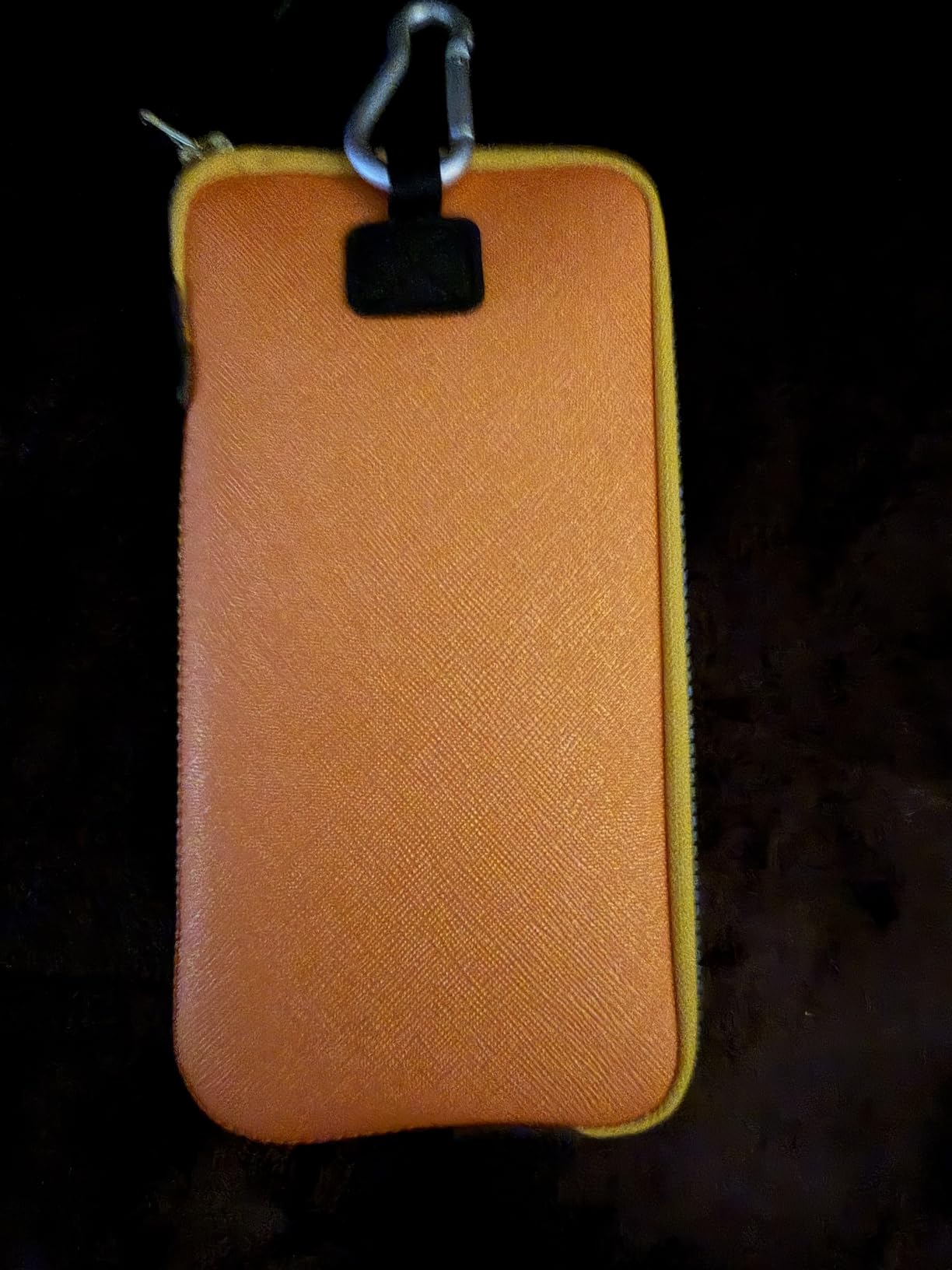 OneJoy Neoprene Phone Pouch, Lightweight Protective Cellphone Sleeve with Large Zipper Opening, Inner Pocket, Thermal Insulated, Durable Cell Phone Carrier for iPhone & Smartphones [ Black ] customer photo 1