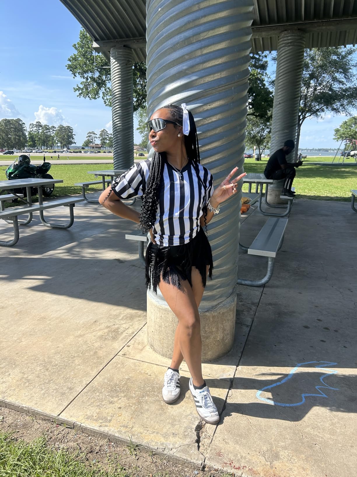 Murray Sporting Goods Men's V-Neck Referee Shirt | Men's Official Short Sleeve Pro-Style V-Neck Officiating Apparel customer photo 1