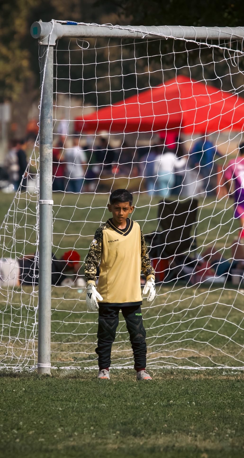 KELME Soccer Goalkeeper Pants Pro with Protection Pads - Padded Soccer Goalie Pants - Kids, Youth and Adults Sizes customer photo 2