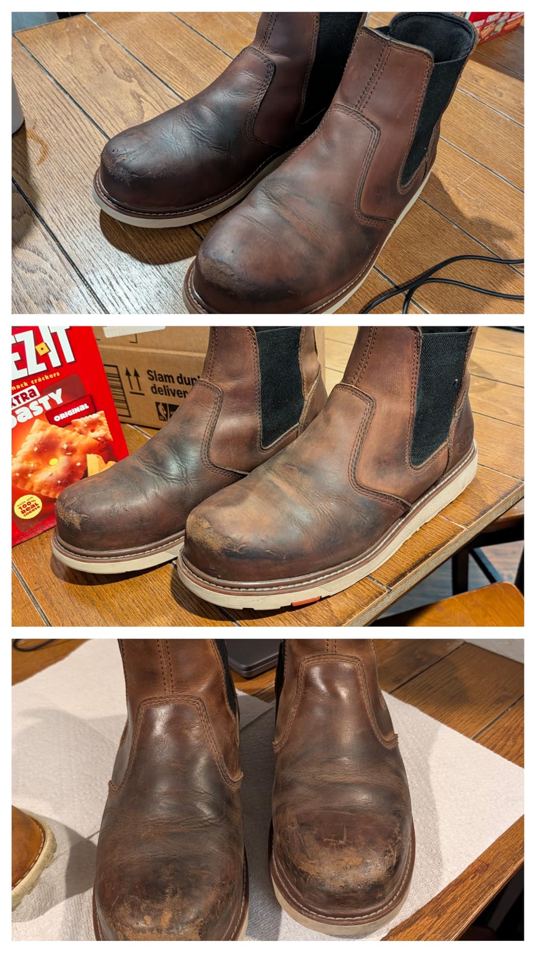 Cobbler's Choice Co. Finest Quality All Natural Leather Cream - Made with Triple Filtered BeesWax customer photo 1