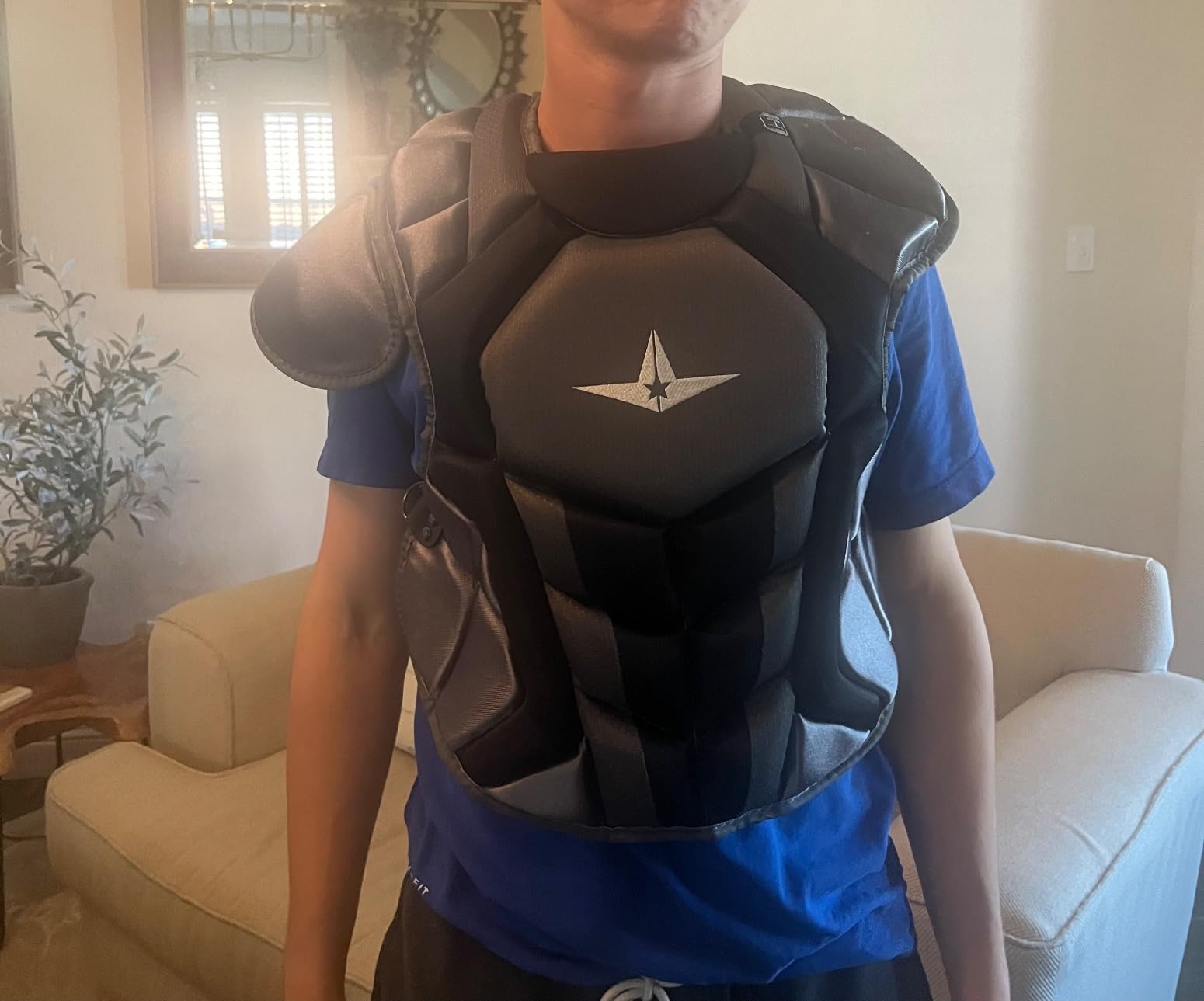 All Star S7 Axis Baseball Catcher's Chest Protector Ages 9-18, NOCSAE Certifed customer photo 2