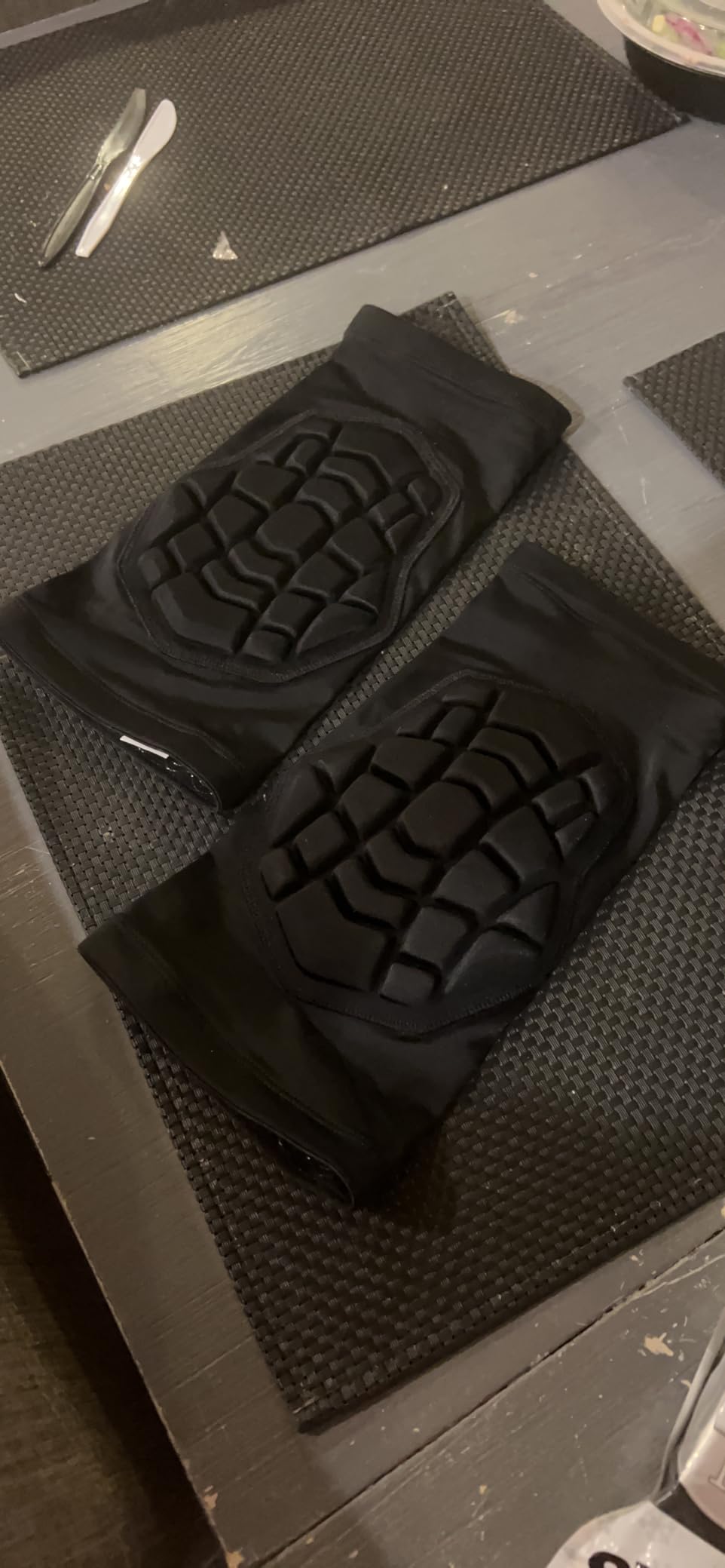 SZKANI Knee Pads Compression Leg Sleeve Knee Sleeve for All Sports Wrestling Protector Gear, 1 Pair of Knee Paded customer photo 2