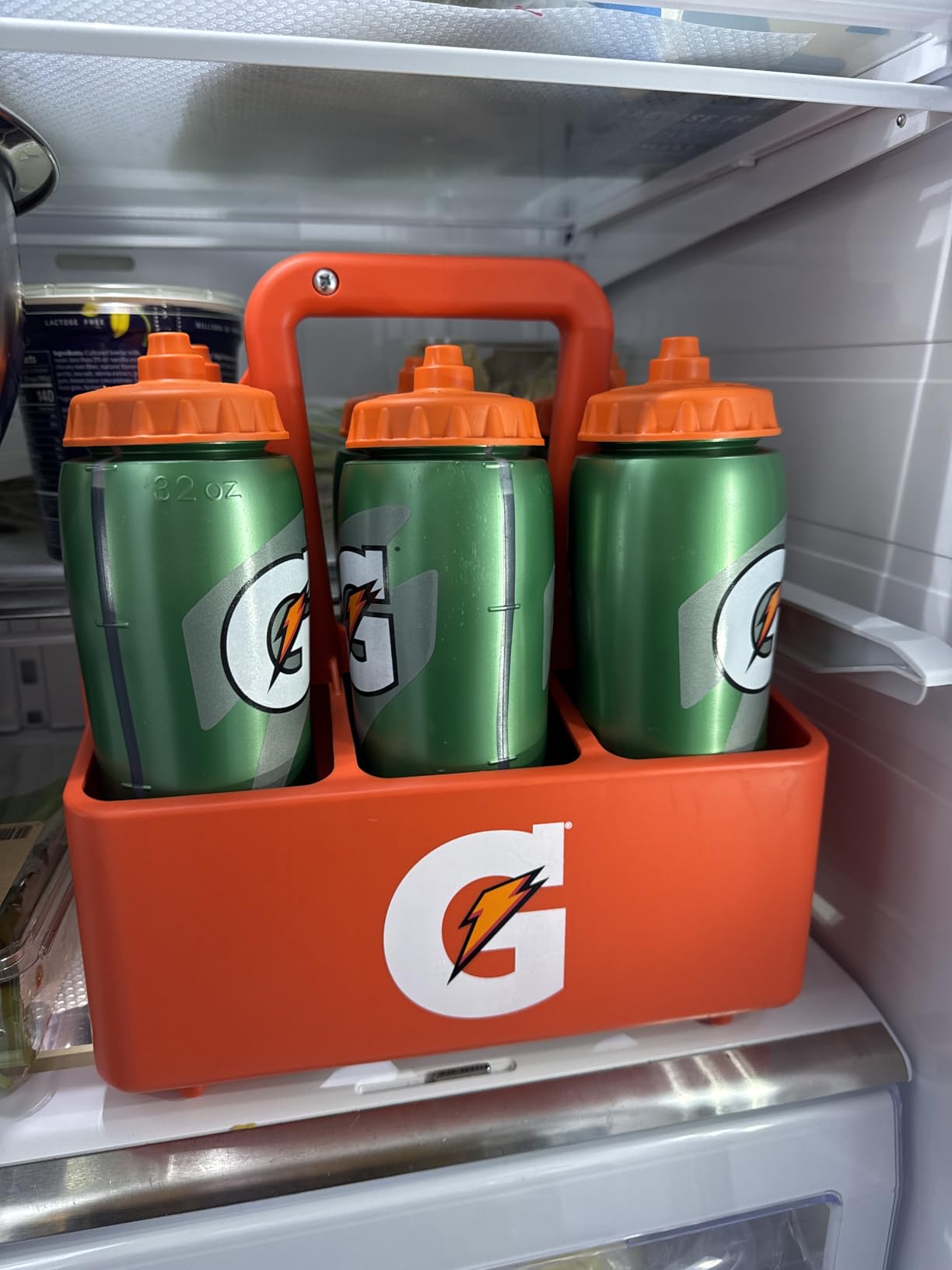 Gatorade Squeeze Bottle Holder (Holds 6 Bottles), Orange customer photo 1