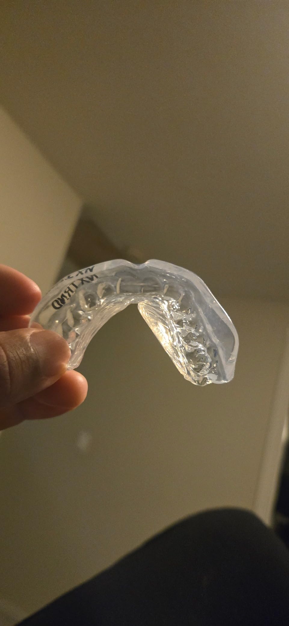 2 Pack Nxtrnd Classic Mouthguard, Custom Fit Sports Mouthpiece for Football, Boxing, MMA, Basketball, Hockey, Lacrosse, Youth & Adult (Transparent) customer photo 2