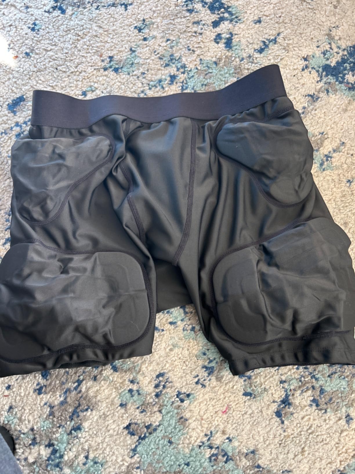 Topeter Youth Padded Compression Shorts Football Hockey Underwear Hip Pad Impact Gear customer photo 1