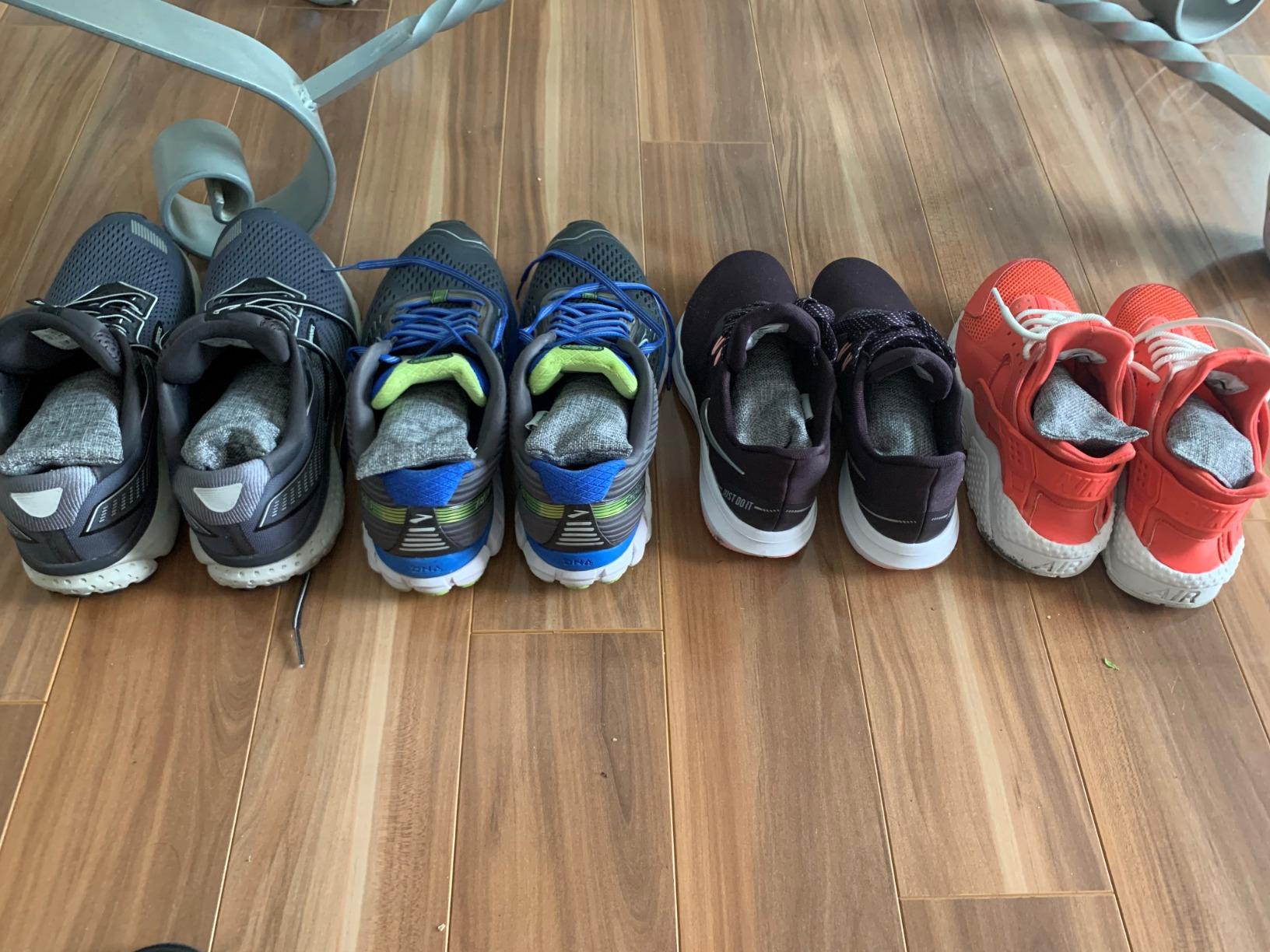 Marsheepy 6 Pack Activated Charcoal Odor Absorber Bags, Shoe Deodorizer insert and Shoe Odor Remover, 100% Natural Shoes Smell Remover, Shoe Odor Eliminator (60g X 6 PACK) customer photo 2