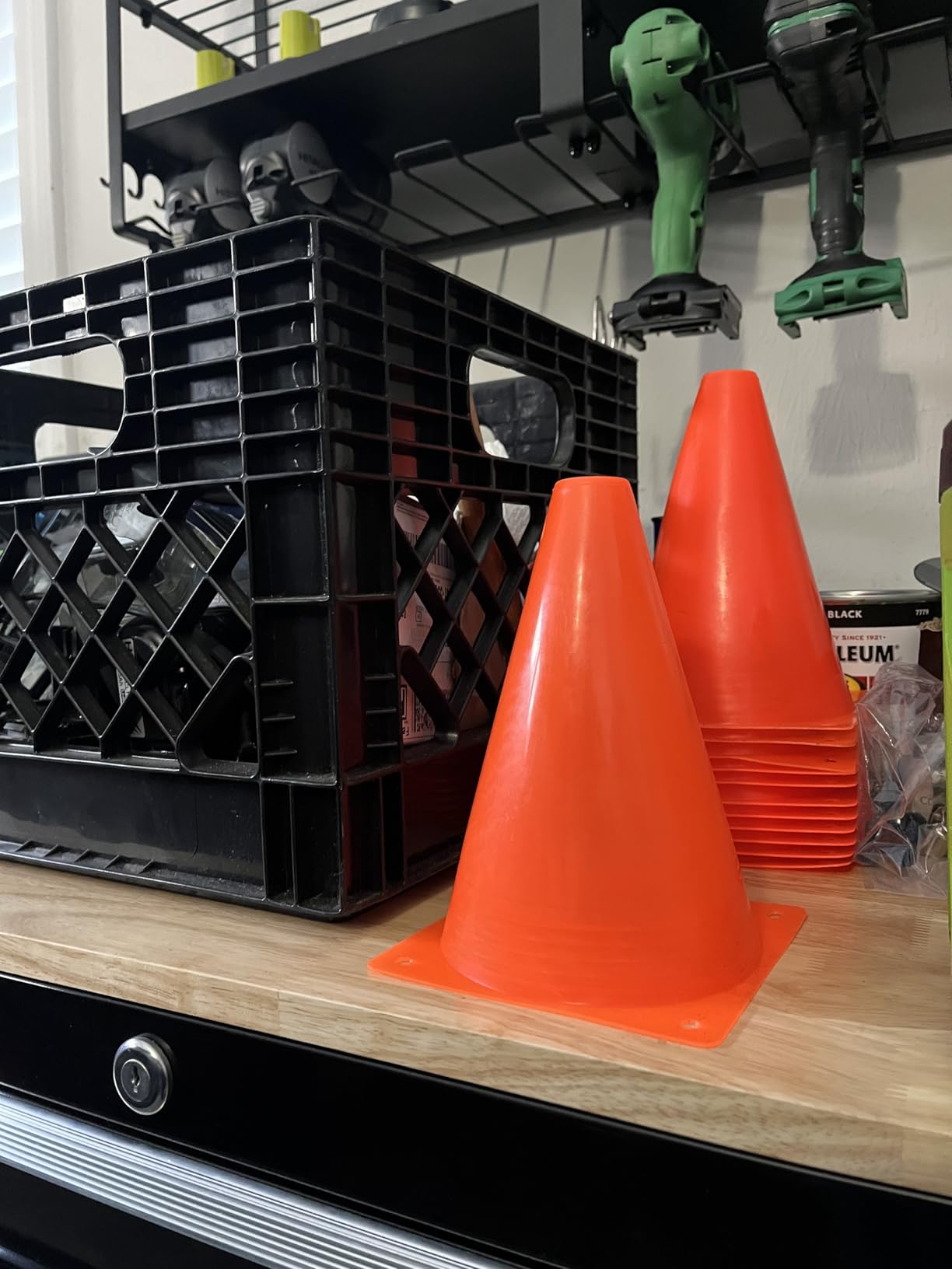 7 Inch Plastic Traffic Cones Sport Training Agility Marker Cone for Soccer, Skating, Football, Basketball, Indoor and Outdoor Games customer photo 2
