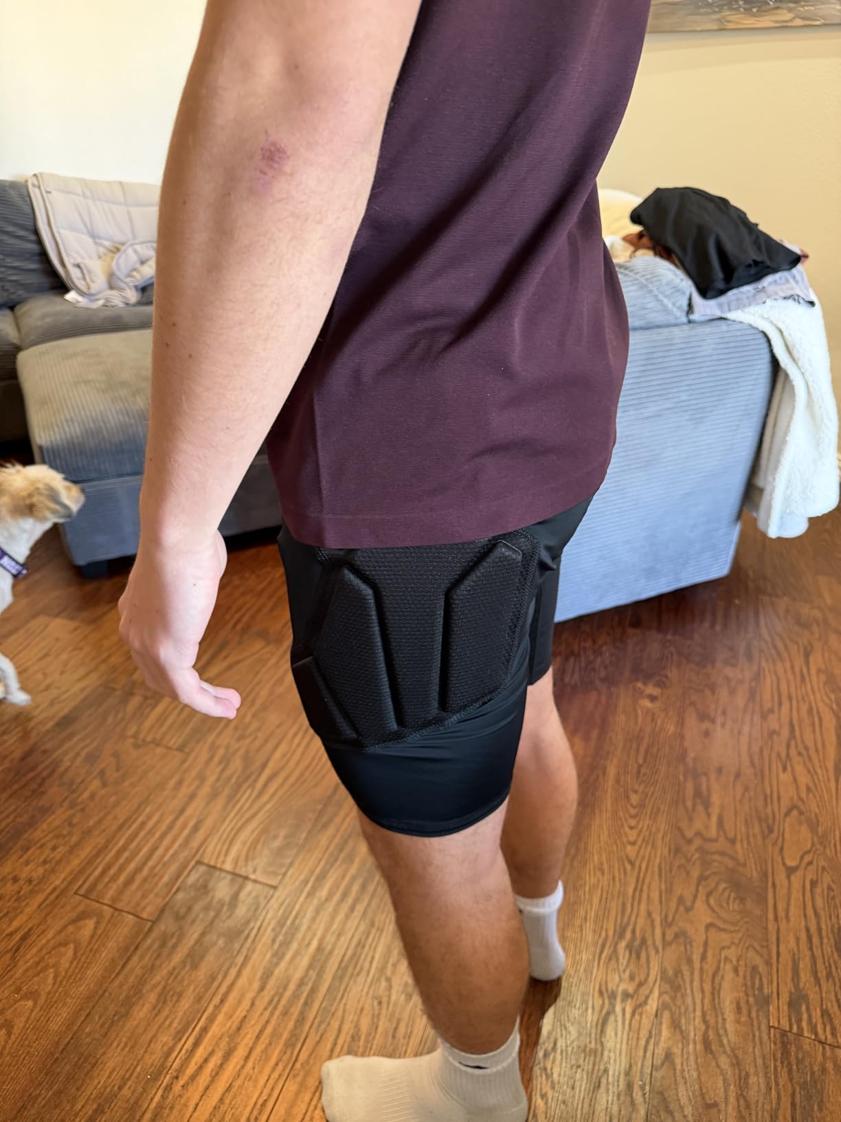 Storelli BodyShield Unisex Goalkeeper Sliders 2.0, High-Impact Protection, Sweat-Wicking, UV-Resistant Athletic Undershorts customer photo 1