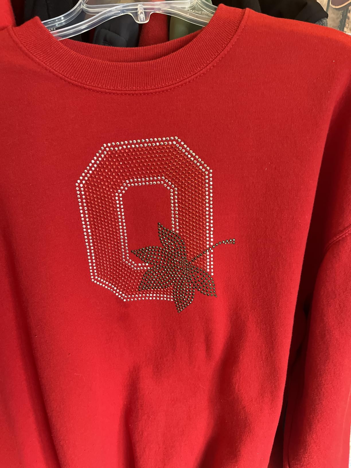 Hotfix Rhinestone Applicator, Genround Iron-on Hotfix Applicator Tool Wand Tool Set with 2 Boxes of Flat Back Gems Round Crystal Rhinestones/Storage Box/Tweezer/Gems Picking Pen for Clothes Shoes Card customer photo 1