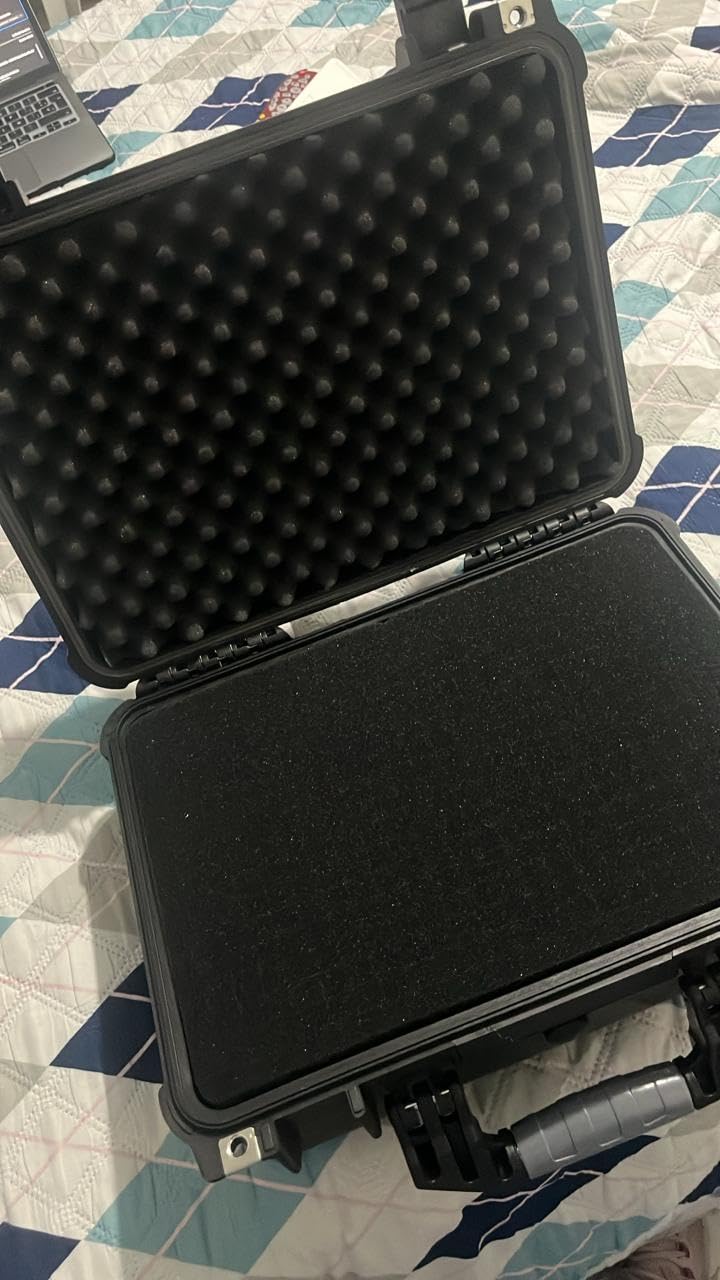 MEIJIA Portable All Weather Waterproof Camera Case With Foam,Fit Use of Drones,Camera,Equipments,Pistols,15.98x12.99x6.85inches customer photo 2