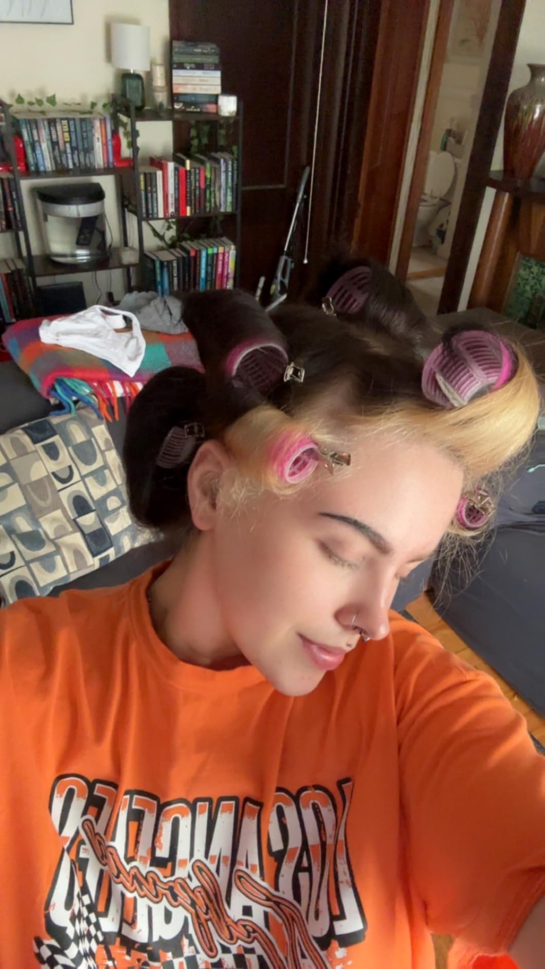 Anezus Self-Grip Rollers Set - 60 Pcs Multicolored Curlers and Clips for Hairstyling customer photo 1