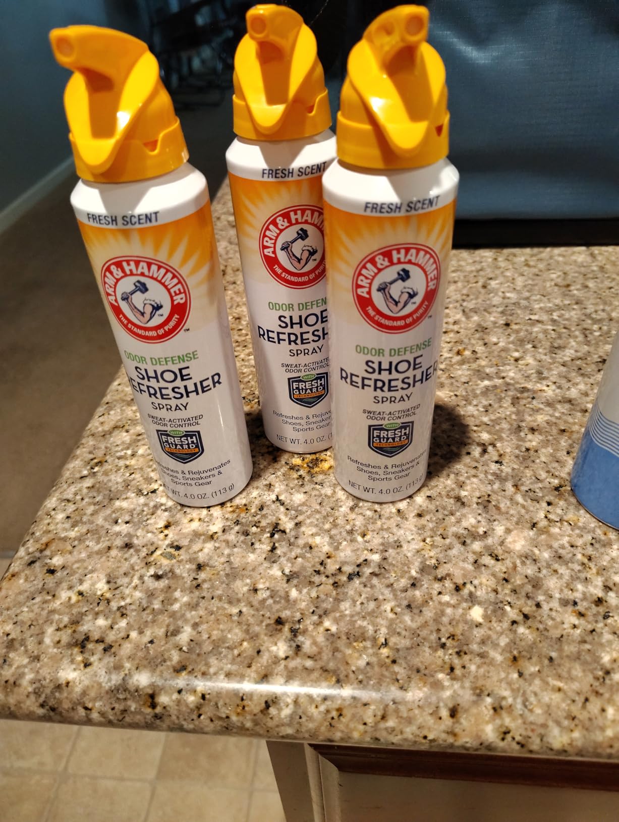 Arm and Hammer Shoe Refresher Spray, Multi-Purpose Odor Remover for All Types of Footwear, Shoe Deodorizer Spray, Shoe Odor Eliminator, Shoe Spray, Shoe Smell Eliminator, 4 oz (3 Pack) customer photo 2