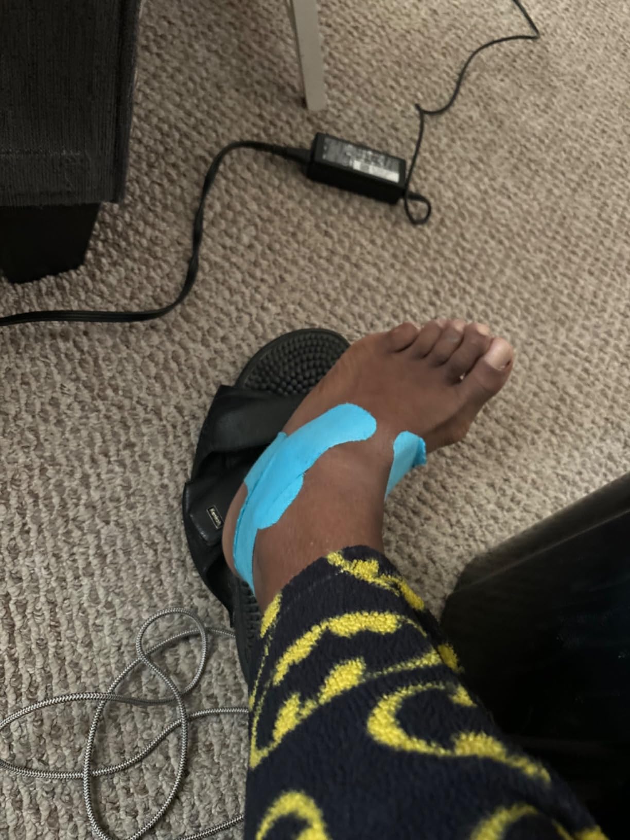 Hampton Adams | As Seen on Shark Tank | Elastic Kinesiology Tape (Bulk Roll) | 135ft Uncut | Supports & Protects Muscle Wrist Knee Shoulder Back Plantar Fasciitis | Waterproof Hypoallergenic customer photo 2