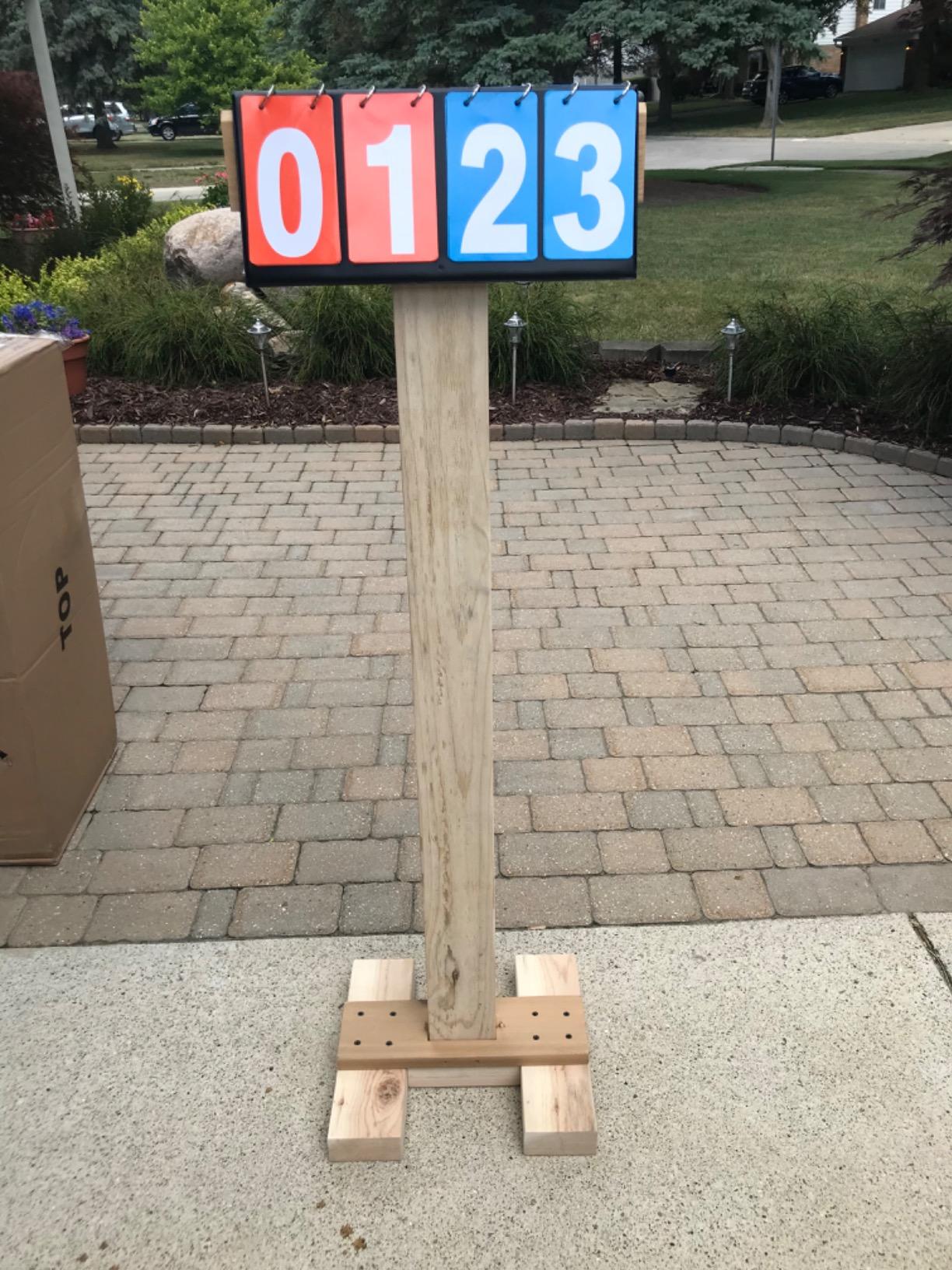 Scoreboard Score Keeper Score Flipper for Basketball Tennis Sports customer photo 1