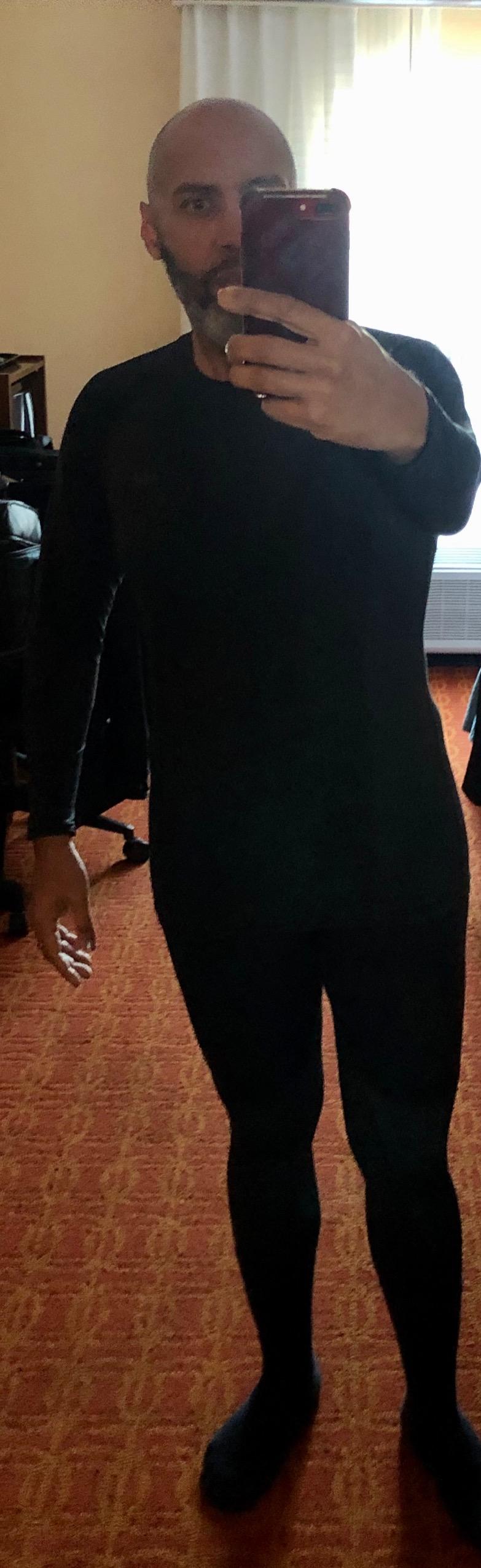 TSLA Men's Thermal Long Sleeve Compression Shirts, Athletic Base Layer Top, Winter Gear Running T-Shirt customer photo 2