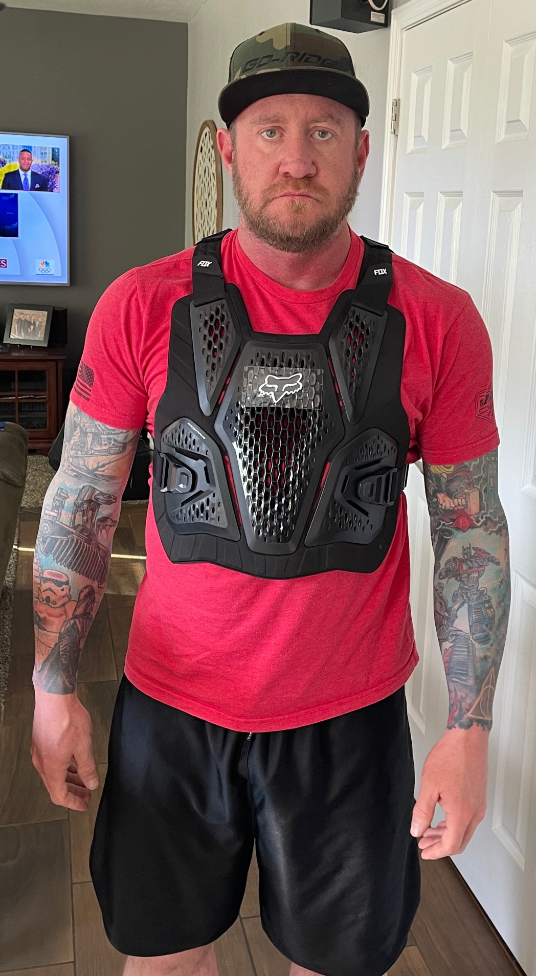 Fox Racing RACEFRAME Roost [BLK] L/XL Chest Protector customer photo 1