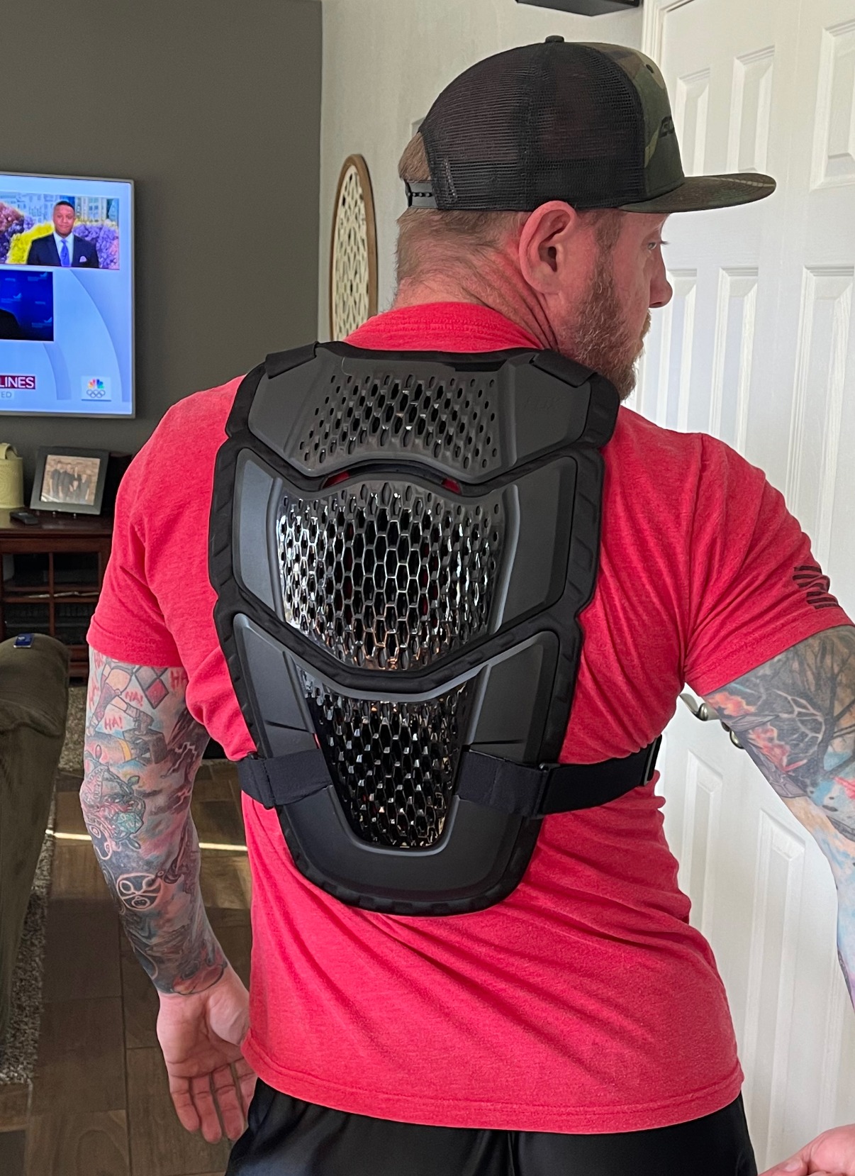 Fox Racing RACEFRAME Roost [BLK] L/XL Chest Protector customer photo 2