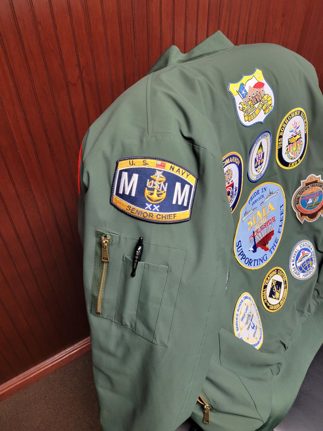 TACVASEN Men's Jackets-Bomber Jacket Fall Winter Warm Windbreaker Full Zip Casual Padded Coats customer photo 1