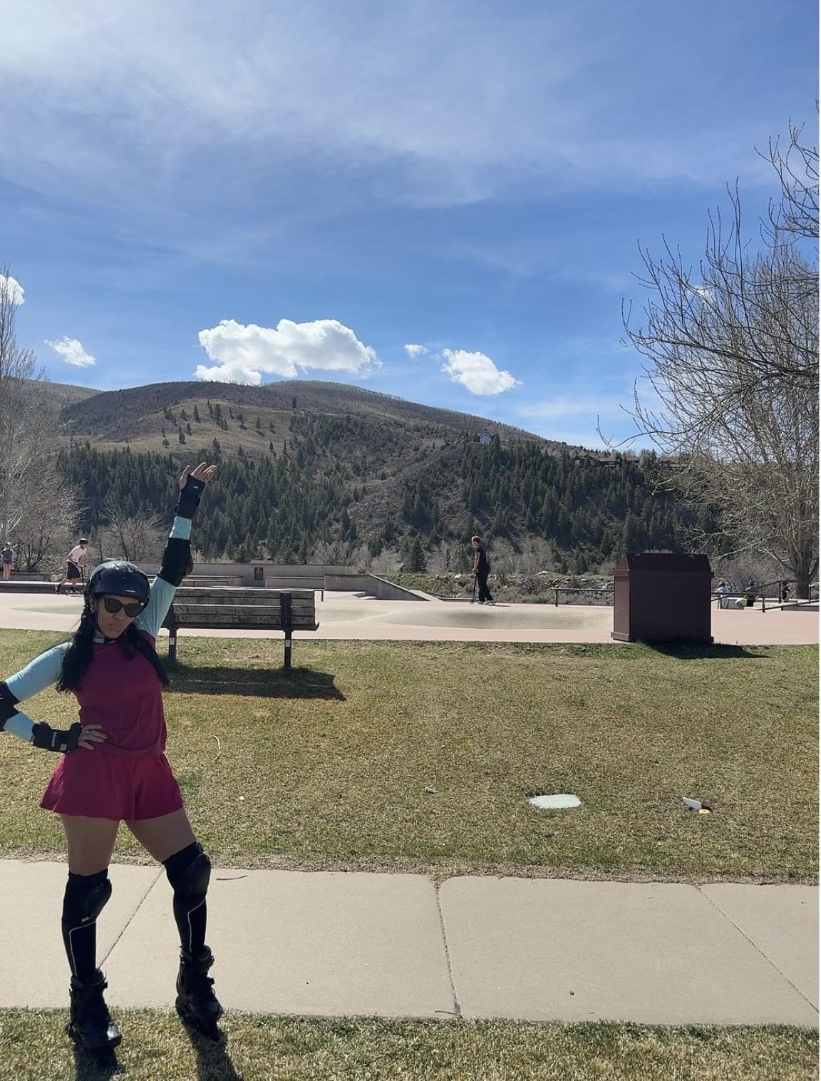 JBM Adult & Kid Skating Protective Gear Set for Beginner to Advanced, Skateboard Helmet Knee and Elbow Pads with Wrist Guards for Inline Roller Skating, Scooter, Skateboarding customer photo 2