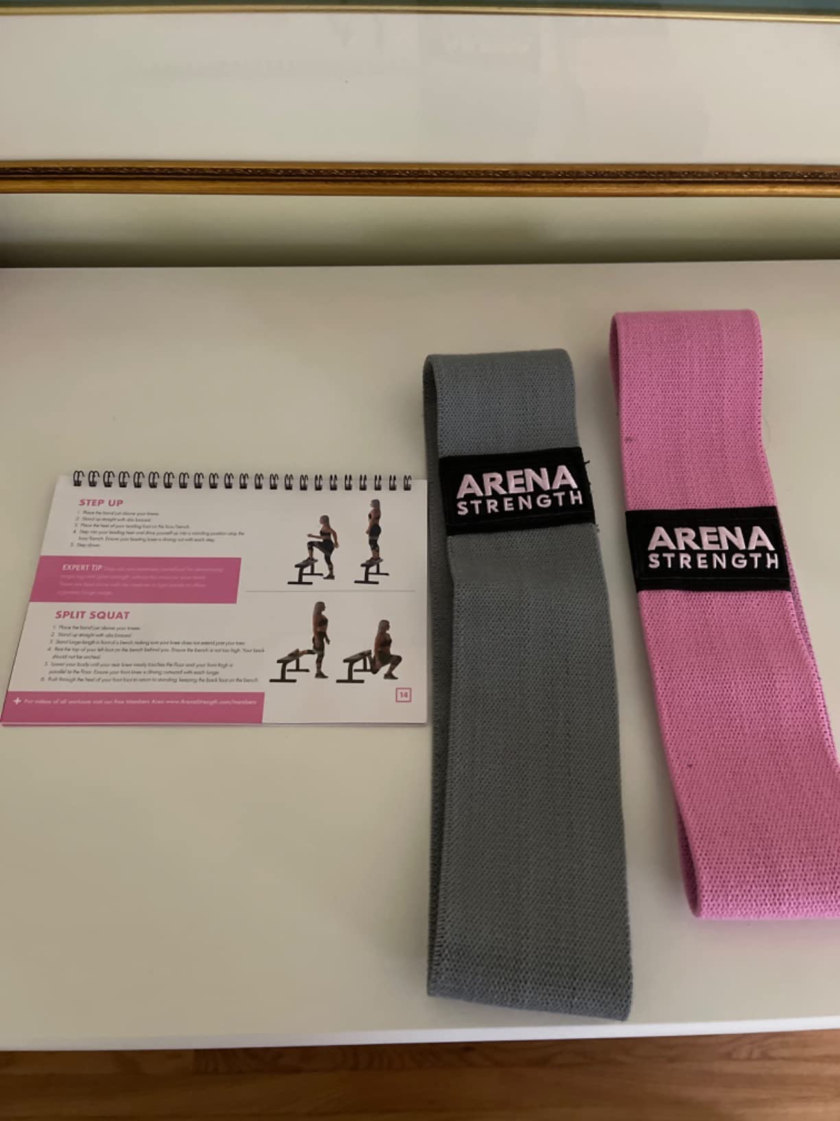 Arena Strength Fabric Booty Bands - Fabric Exercise Bands for Legs and Butt | Fabric Resistance Bands | Hip Resistance Bands with Workout Guide and Carry Case customer photo 2