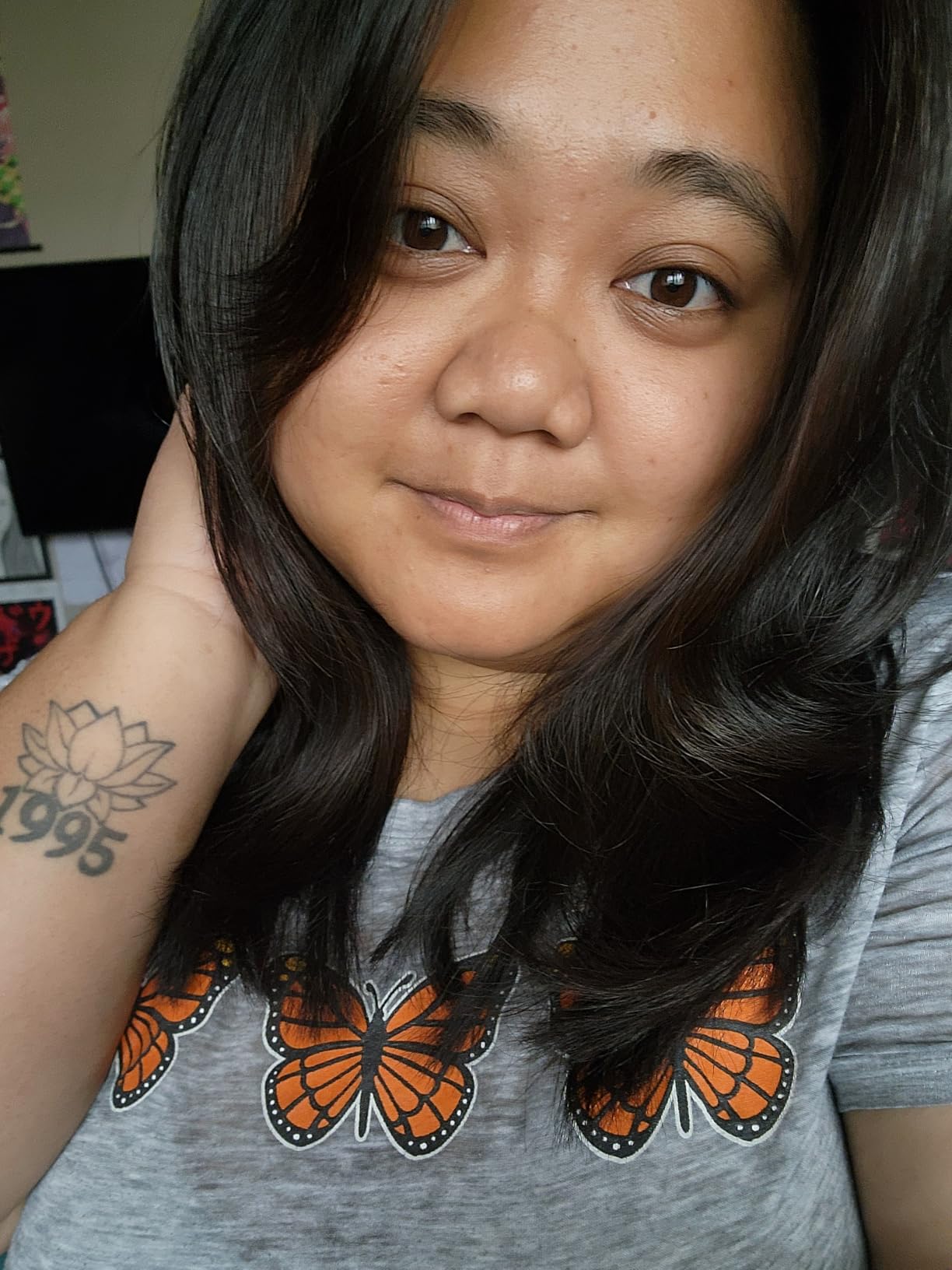 Kitsch Ceramic Thermal Hair Rollers for Women - Self Grip Hair Curlers for Heatless Curls Overnight, Long Lasting Frizz-Free Curls Volumizing Large Rollers for All Hair Types - Black, 8 pcs customer photo 2