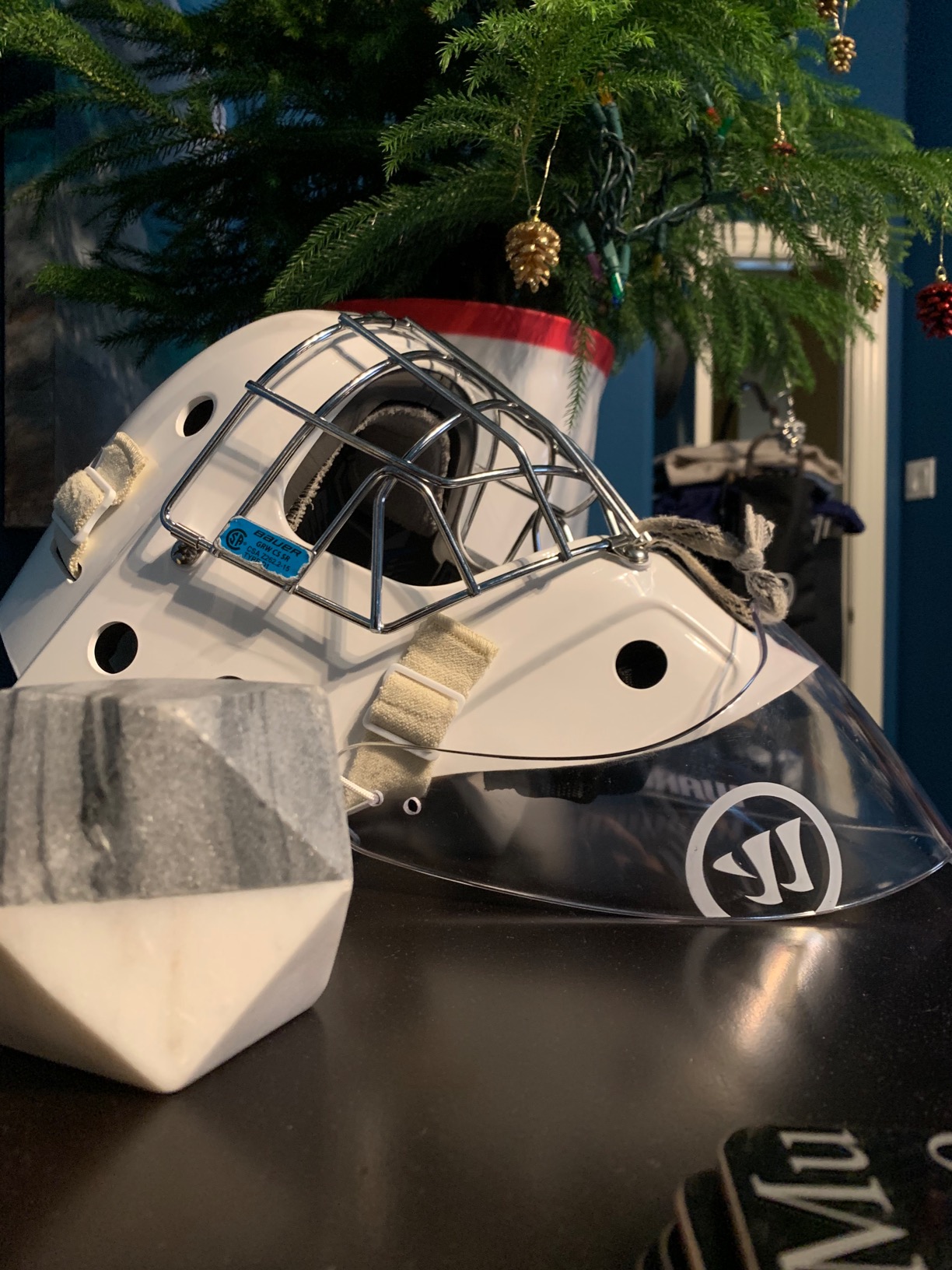 Warrior Goalie Throat Guard customer photo 1
