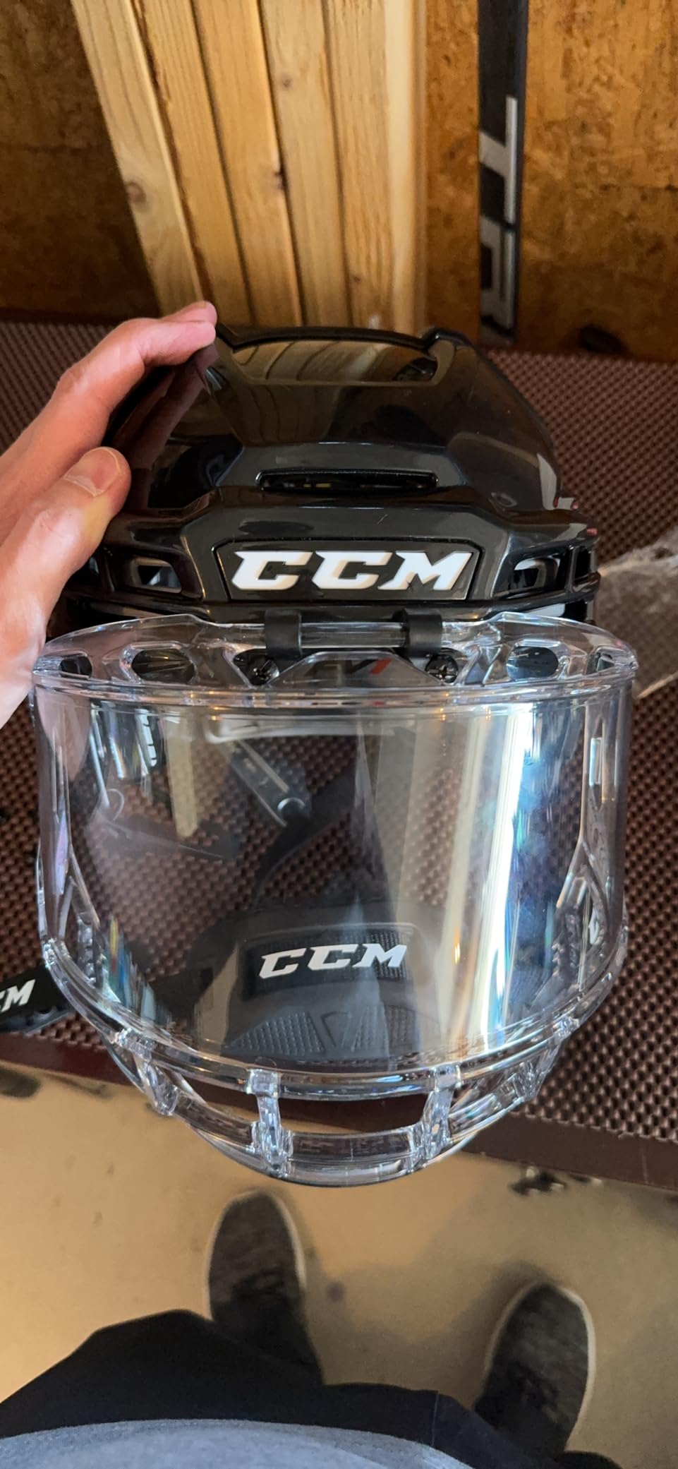 CCM Hockey Full Shield Visor FV1 (Senior) customer photo 2