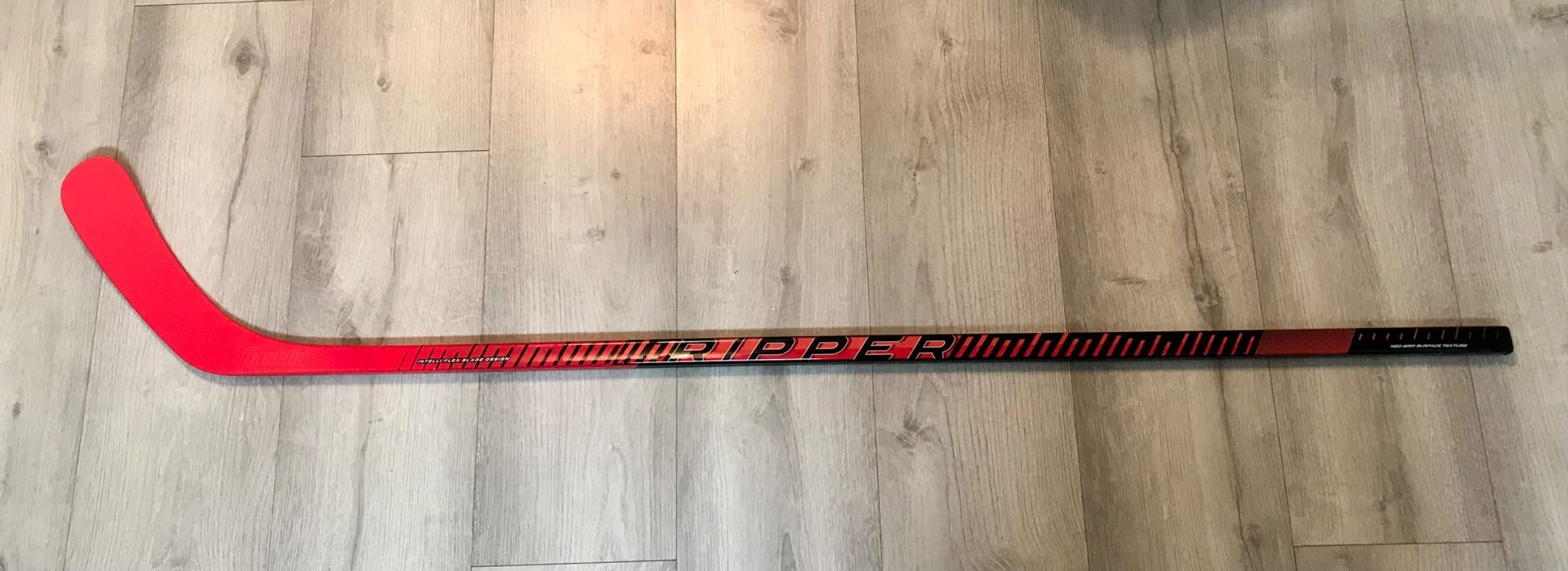 Franklin Sports Kids Ice Hockey Sticks - Ripper Junior + Youth Composite Hockey Sticks - Righty + Lefty 50-Flex Ice Hockey Sticks - Textured Grip - 55