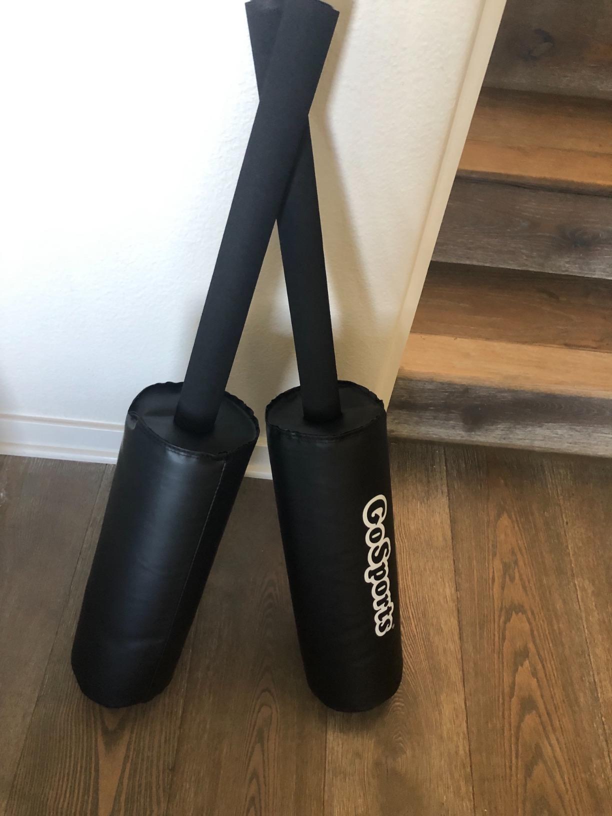 GoSports Padded Blocking Guards - 2 Pack, Great Defender Simulation for Martial Arts & Sports Training (Basketball, Football, Lacrosse, MMA and More) customer photo 1