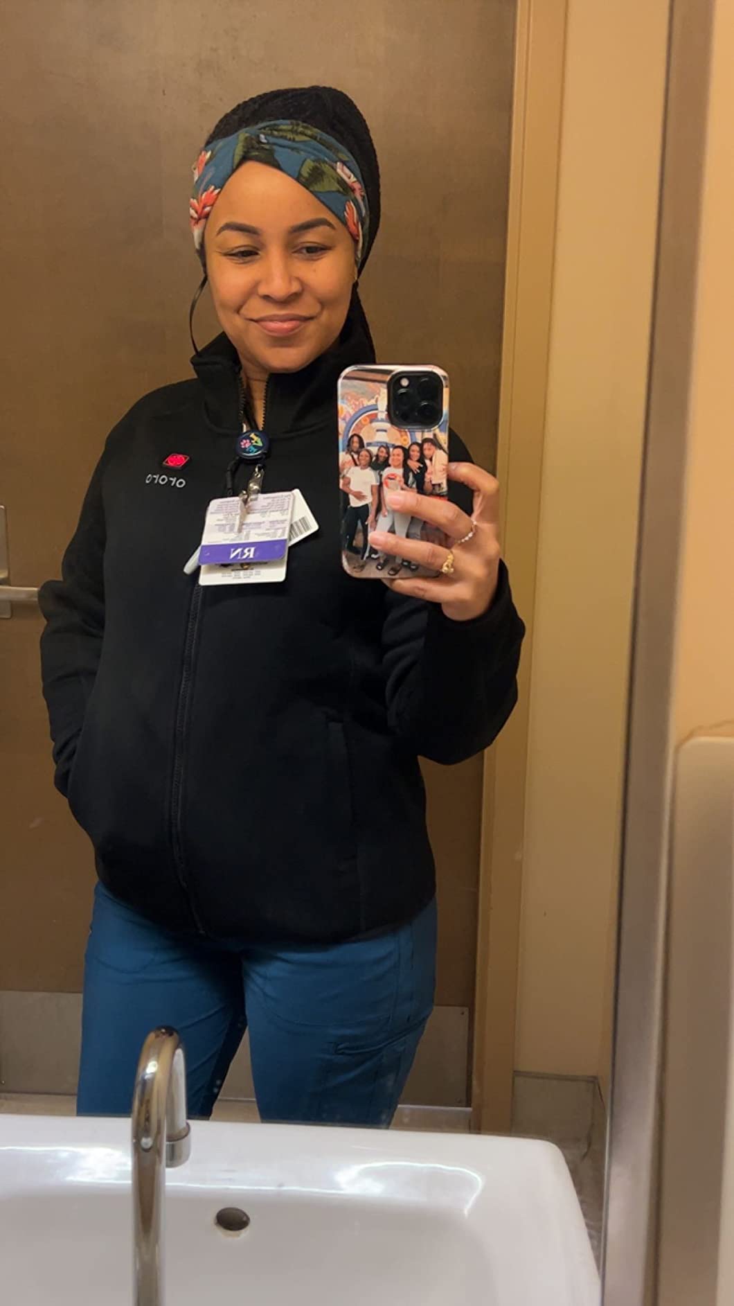 ORORO [Upgraded] Women's 4-Zone Fleece Heated Jacket with Heated Collar, Heating Fleece Jacket with Rechargeable Battery customer photo 2