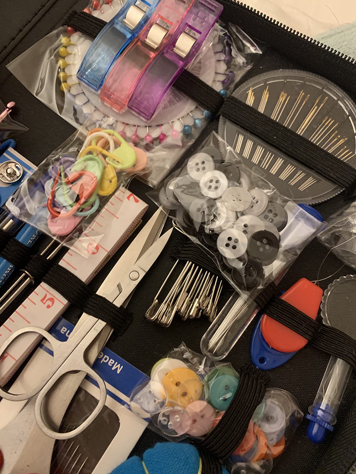 Large Sewing Kit for Adults: YUANHANG Newly Upgraded 251 Pcs Premium Sewing Supplies Set - Complete Sew Kit of Needle and Thread for Beginners - Travel Emergency - Basic Home Hand Sewing Repair Kits customer photo 2