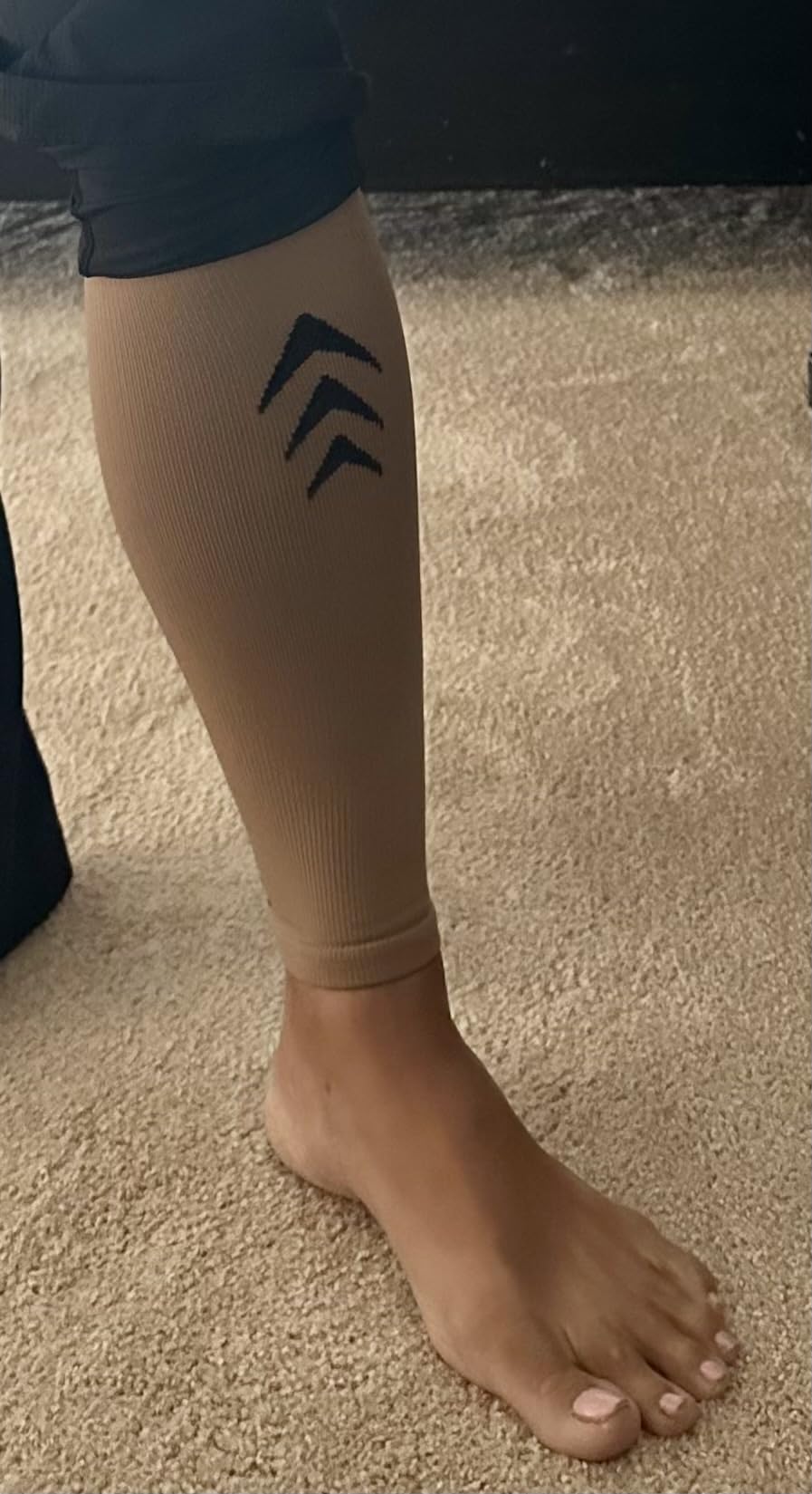 Rymora Calf Compression Sleeves Men Women - Leg Compression Sleeve Footless Socks - Shin Splint Relief Fitness Running customer photo 2