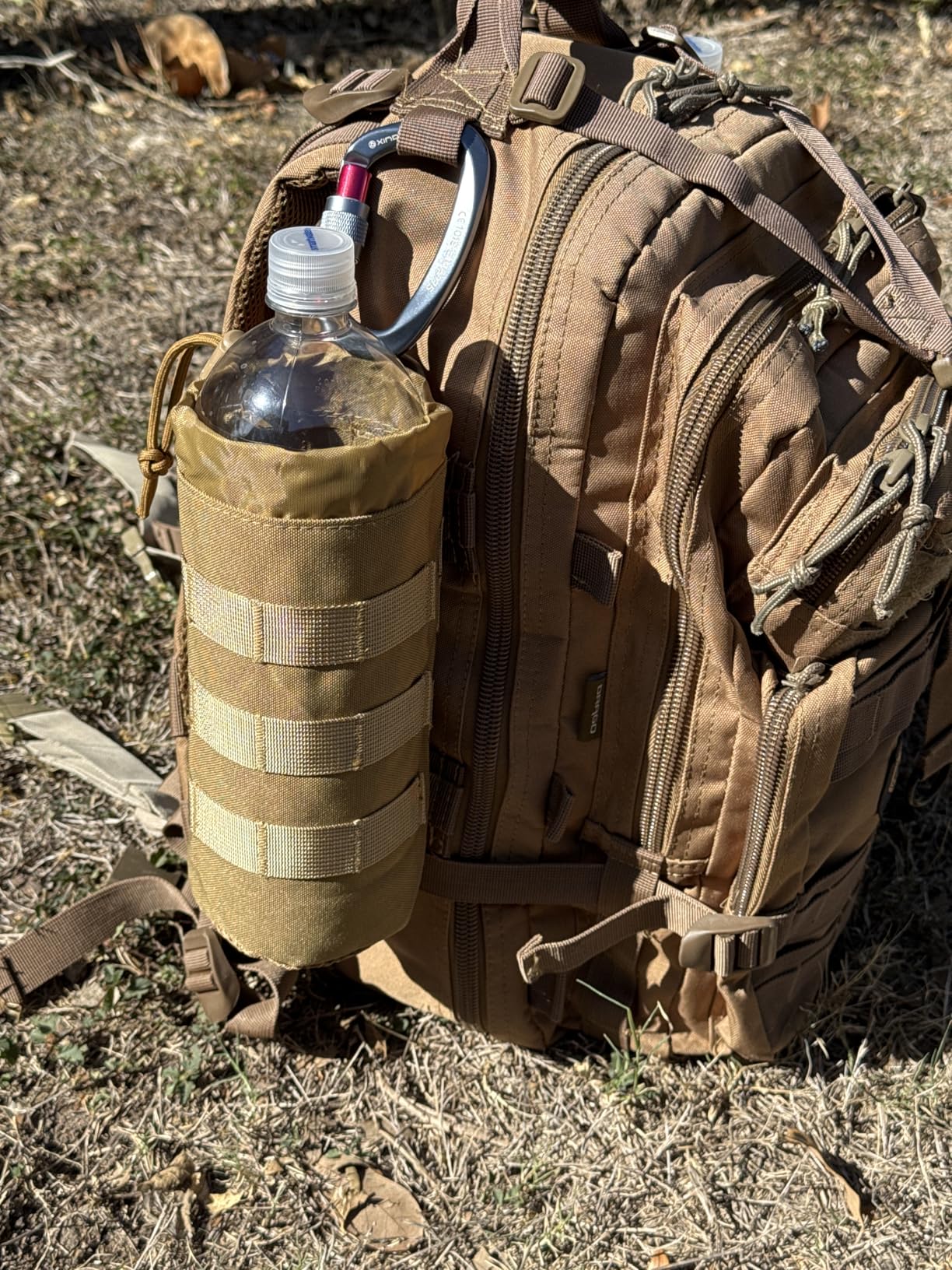 Upgraded Tactical Drawstring Molle Water Bottle Holder Tactical Pouches customer photo 1
