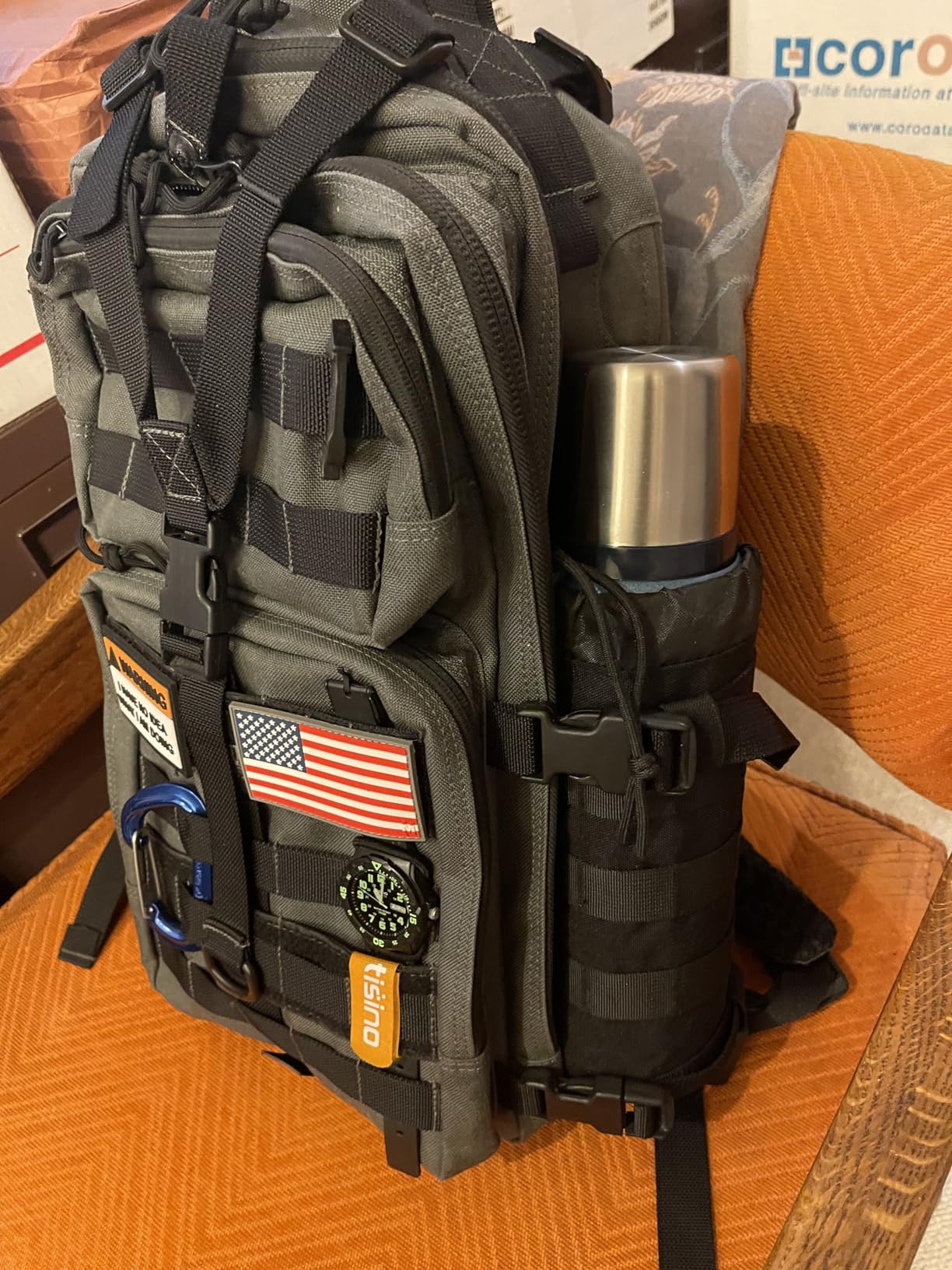 Upgraded Tactical Drawstring Molle Water Bottle Holder Tactical Pouches customer photo 2