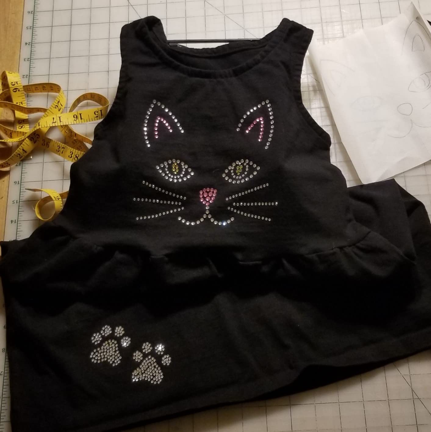 Hotfix Applicator Bedazzler Kit with Rhinestones 5200 Pcs, Hot Fix Bedazzling Kit Crystals Rhinestone Applicator Tool for Clothing, Clothes, Fabric, Shirt, Heat Pen Bedazzle Gems Setter Wand with Tips customer photo 2