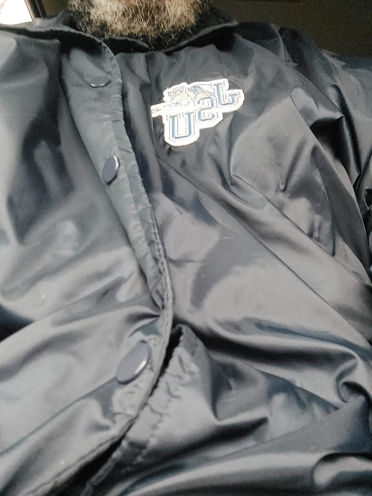 Shaka Wear Men's Coach Jacket - Classic Windbreaker Nylon Water Resistance Relaxed Fit Snaps Blank Coat customer photo 2