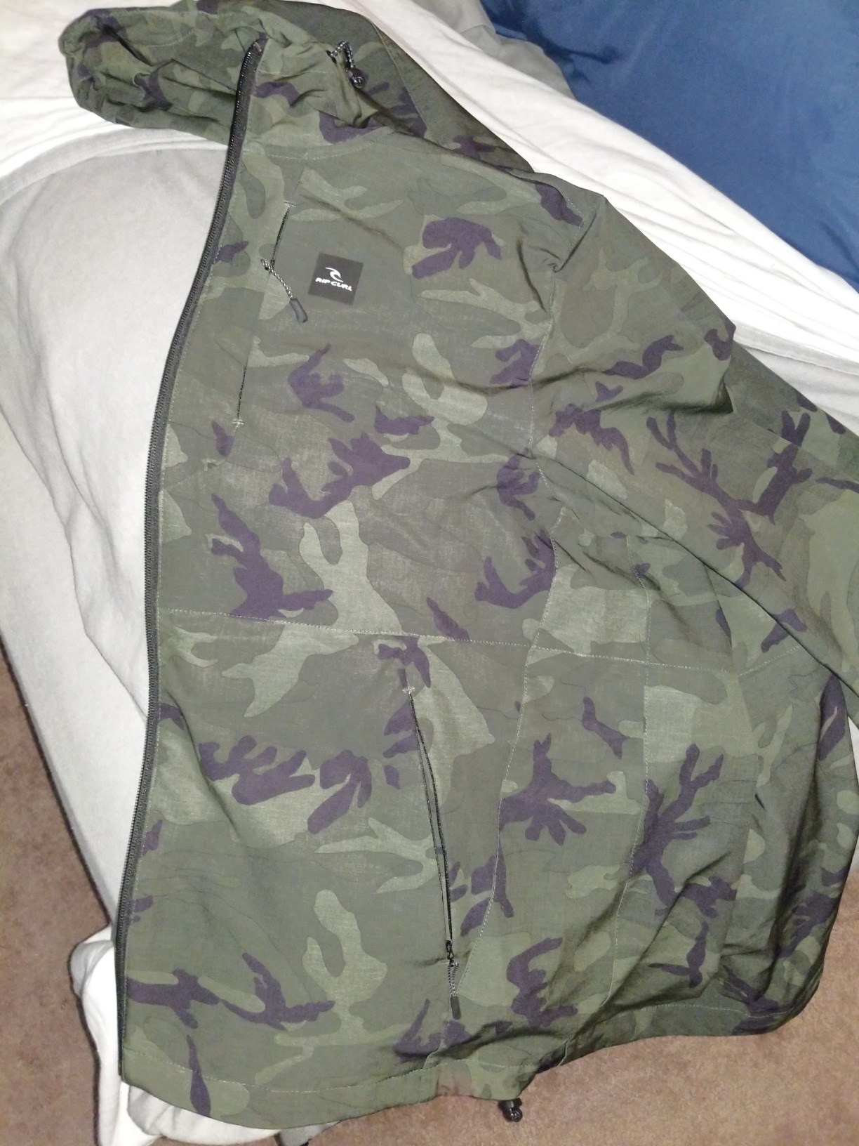 Rip Curl mens Elite Anti Series Hooded Wind Breaker, Water Repellent Jacket customer photo 1