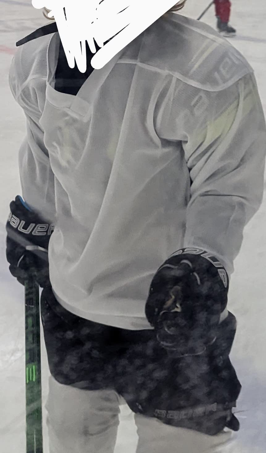 H80 Series Blank Ice Hockey Practice Jersey for Men and Boy - Senior and Junior - Adult and Youth customer photo 1