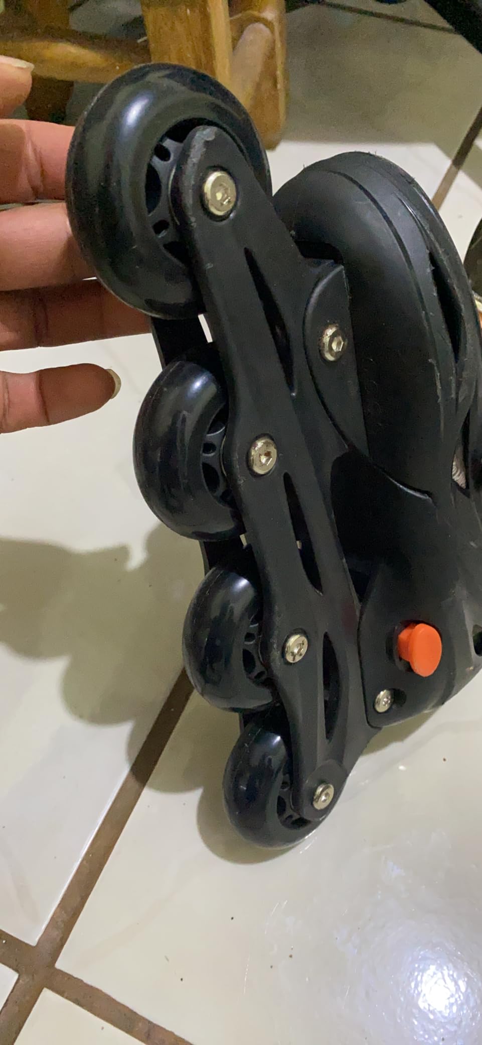 TOBWOLF Inline Skate Axle Spacer Screw Replacement, Aluminum Alloy Rollerblade Wheel Bearing Spacer, Roller Replacement Accessories With Axles & Wrench customer photo 2