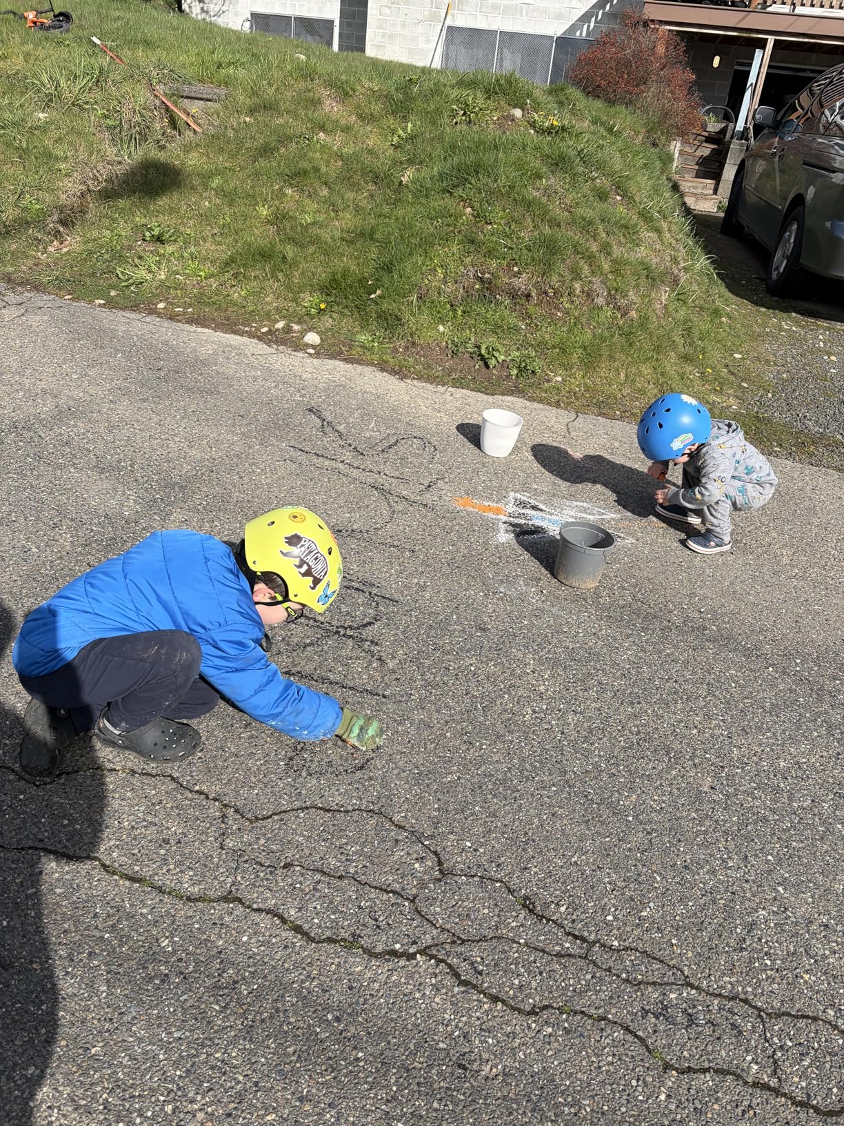 BURSUN Kids Bike Helmet Ventilation & Adjustable Toddler Helmet for Ages 2-14 Kids Boys Girls Multi-Sport Helmet for Skateboard Roller Skateing Bicycle Scooter blance Bike customer photo 1