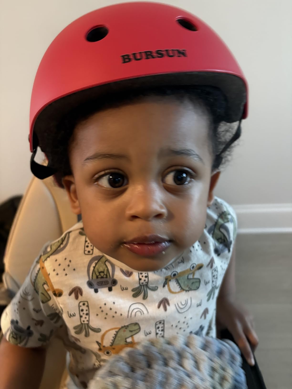 BURSUN Kids Bike Helmet Ventilation & Adjustable Toddler Helmet for Ages 2-14 Kids Boys Girls Multi-Sport Helmet for Skateboard Roller Skateing Bicycle Scooter blance Bike customer photo 2