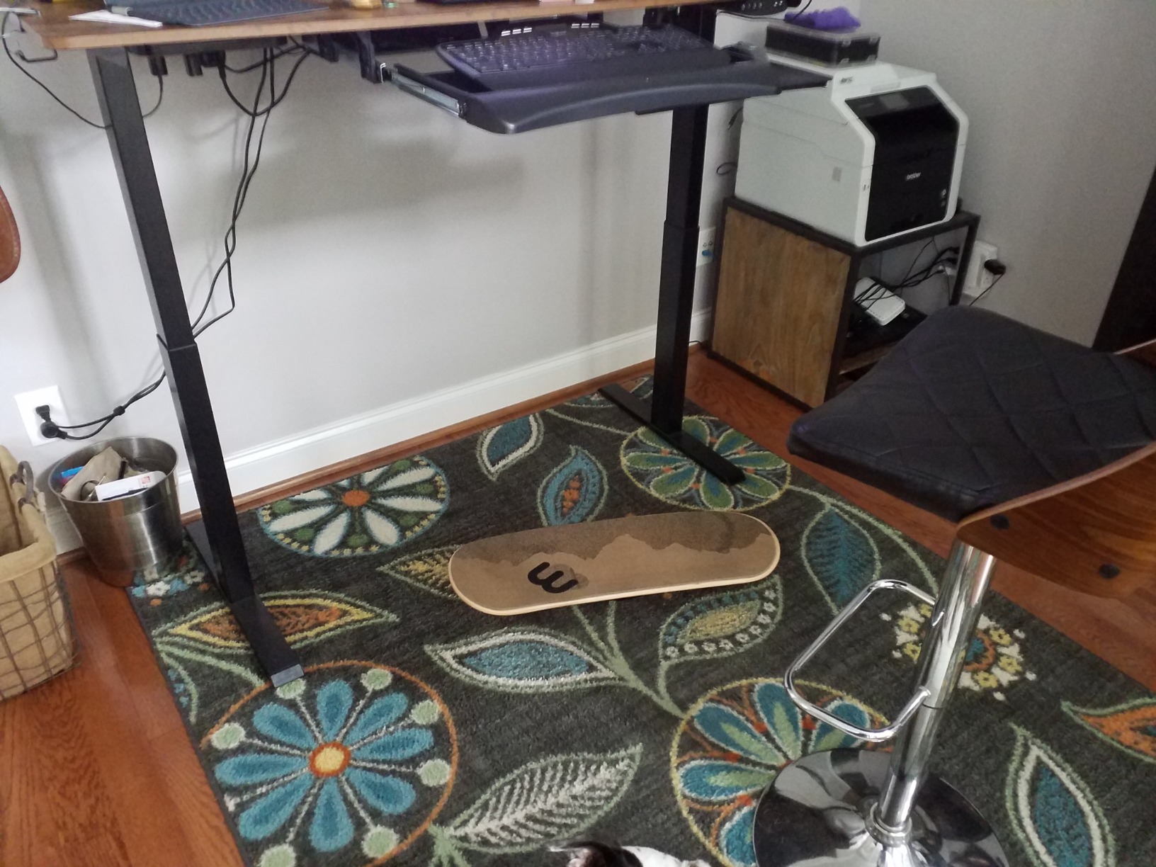 Whirly Board Wide 360° | Standing Desk Balance Board | Wobble Board Portable Home Gym | Snowboard Training | Surf trainer customer photo 2