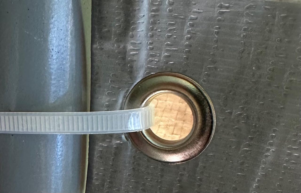 KING PIECES LACUISINE Grommet Tool Kit Handheld Hole Punch Pliers Portable Grommet Hand Press Machine Manual Puncher w/ 500pcs Silver Grommets of 3/8 Inch (10mm) customer photo 2