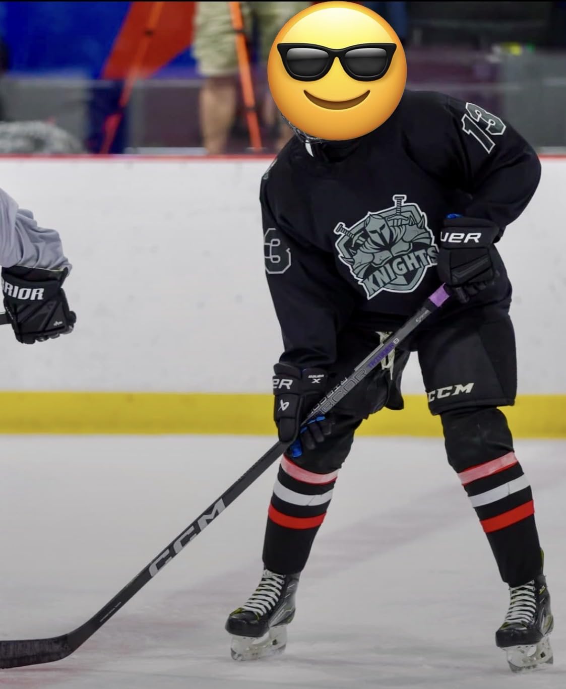 HS100 Series Team Color Dry Fit Ice Hockey Socks Foer Junior To Senior & Youth To Adult customer photo 1