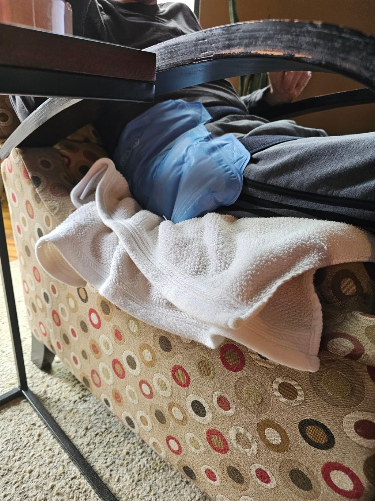 REVIX Hip Ice Pack Wrap with Straps, Reusable Gel Cold Compression for Hip Replacement, Soft Plush Lined Cold Packs for Sciatic Nerve Discomfort Relief customer photo 1